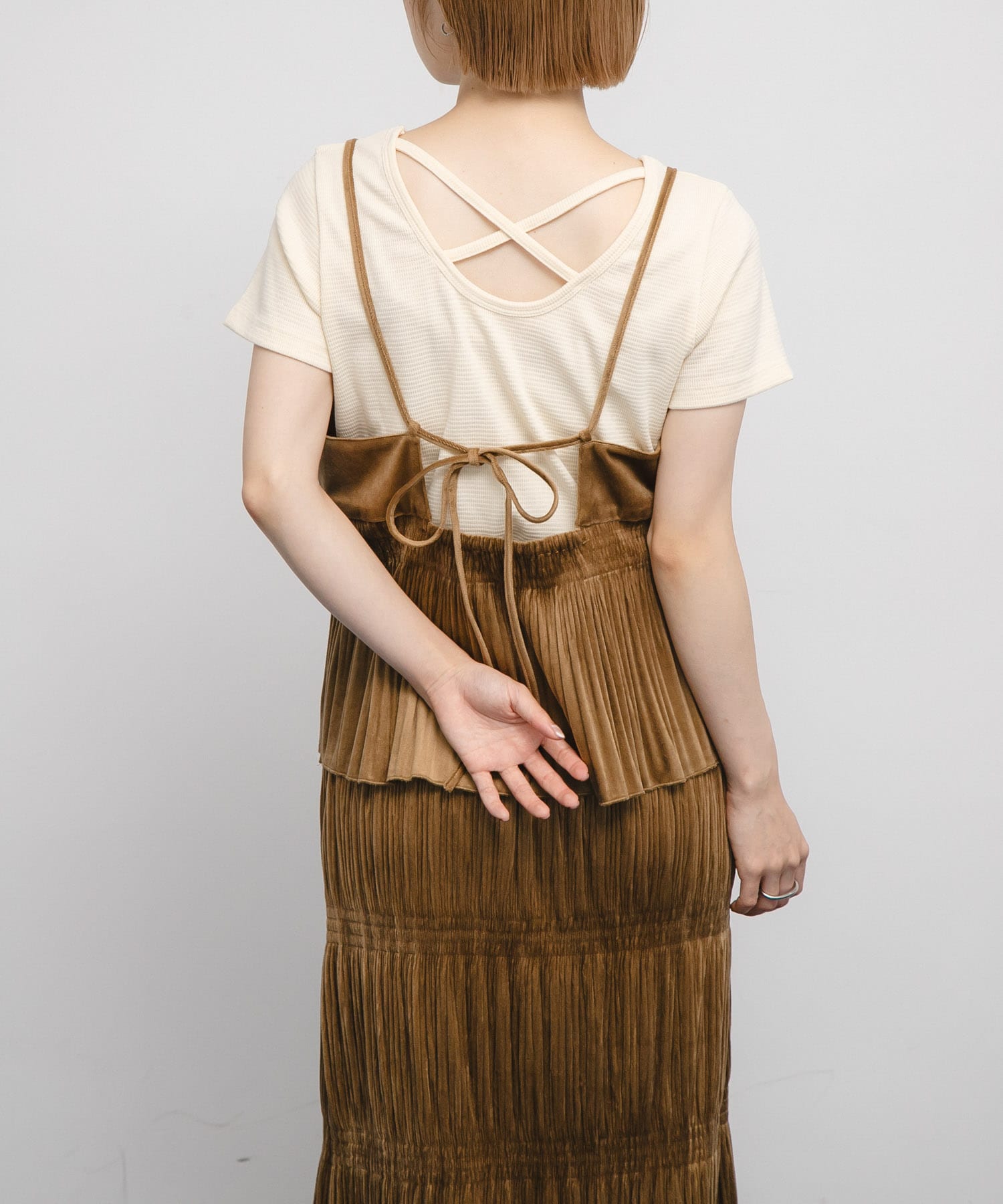 身長：153cm サイズ：one