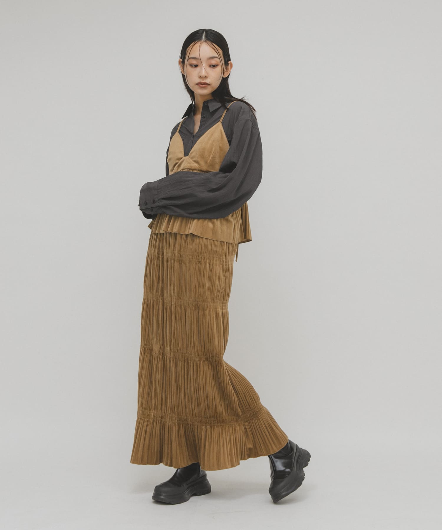 身長：163cm サイズ：one