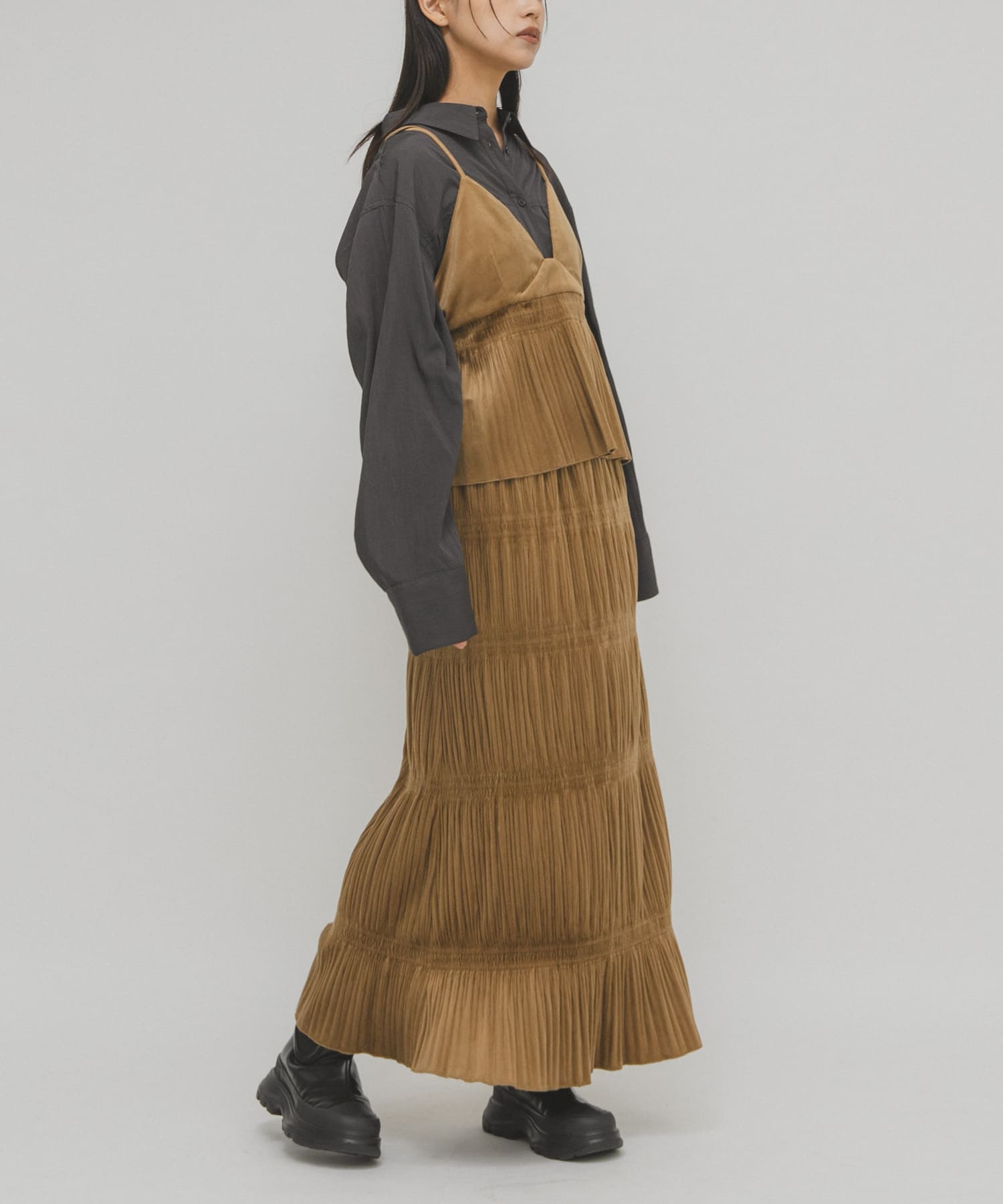 身長：163cm サイズ：one