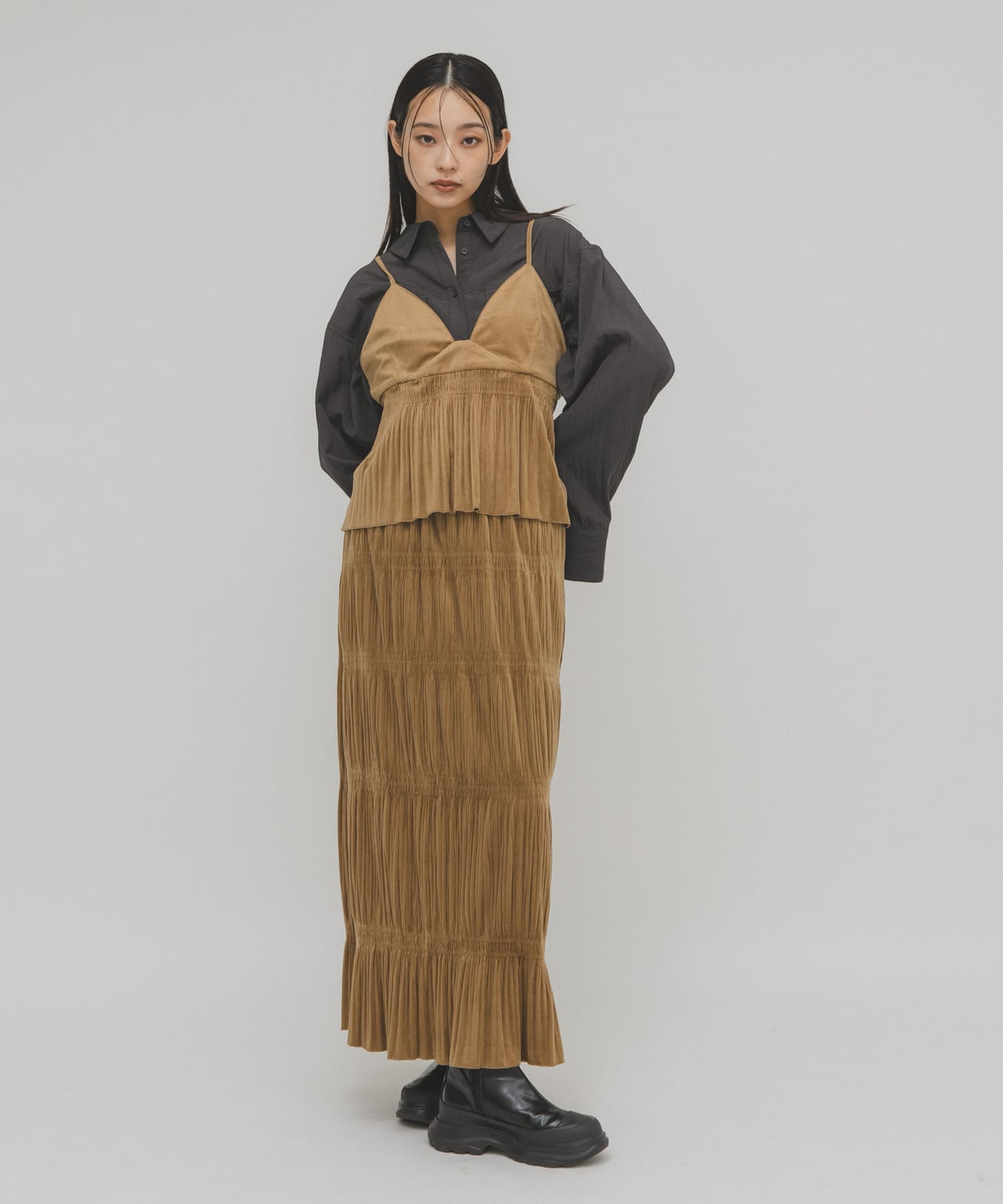 身長：163cm サイズ：one