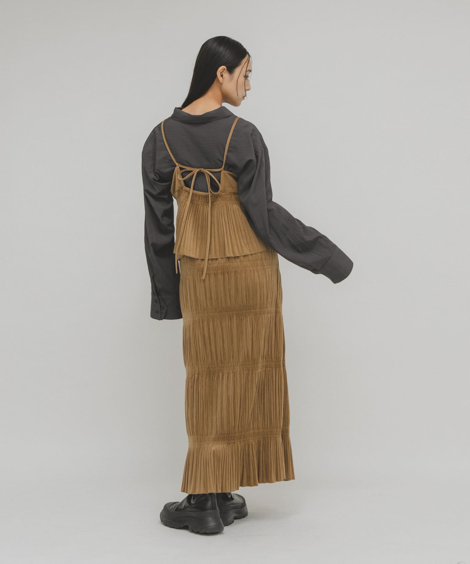 身長：163cm サイズ：one