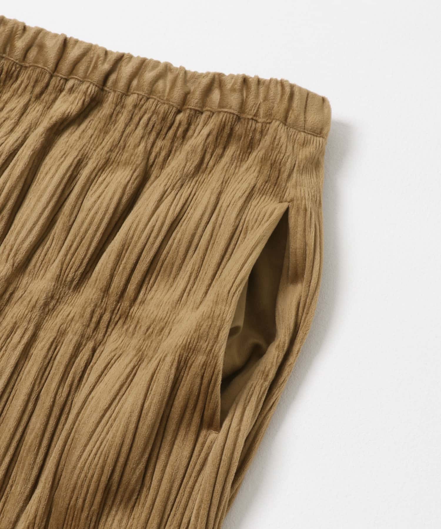 マジョリカプリーツセパレートワンピース CAMEL one