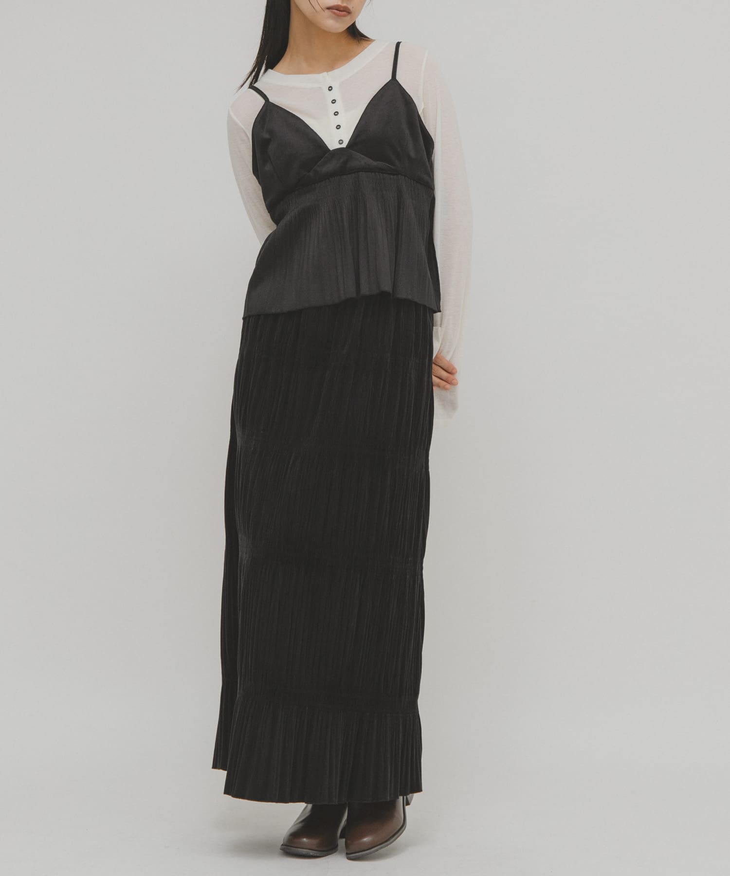 身長：163cm サイズ：one