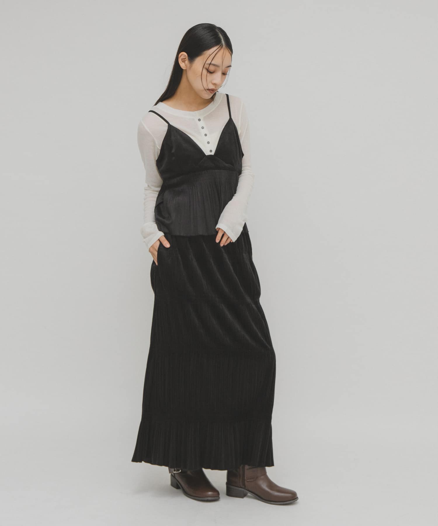 身長：163cm サイズ：one