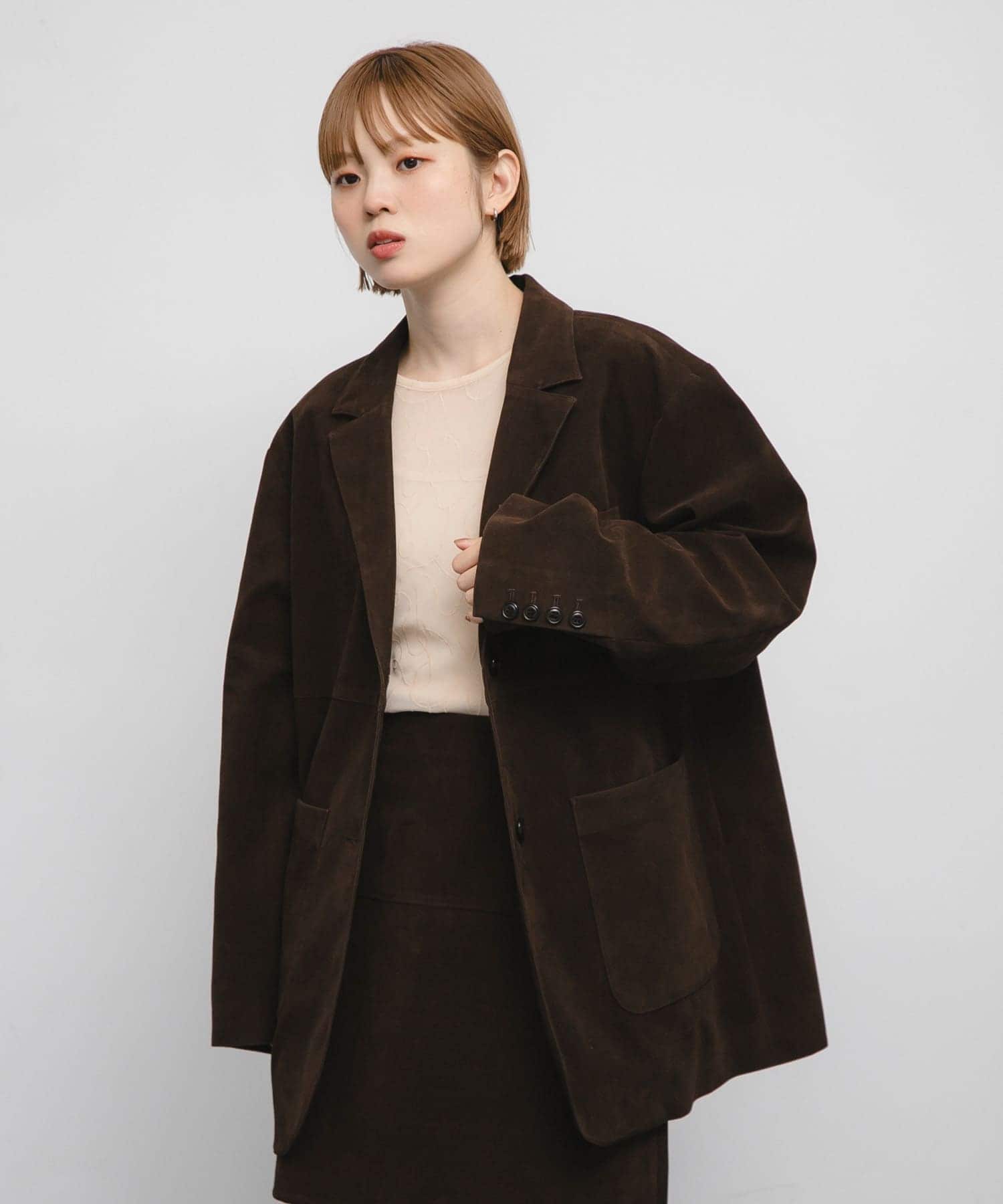 身長：153cm サイズ：one