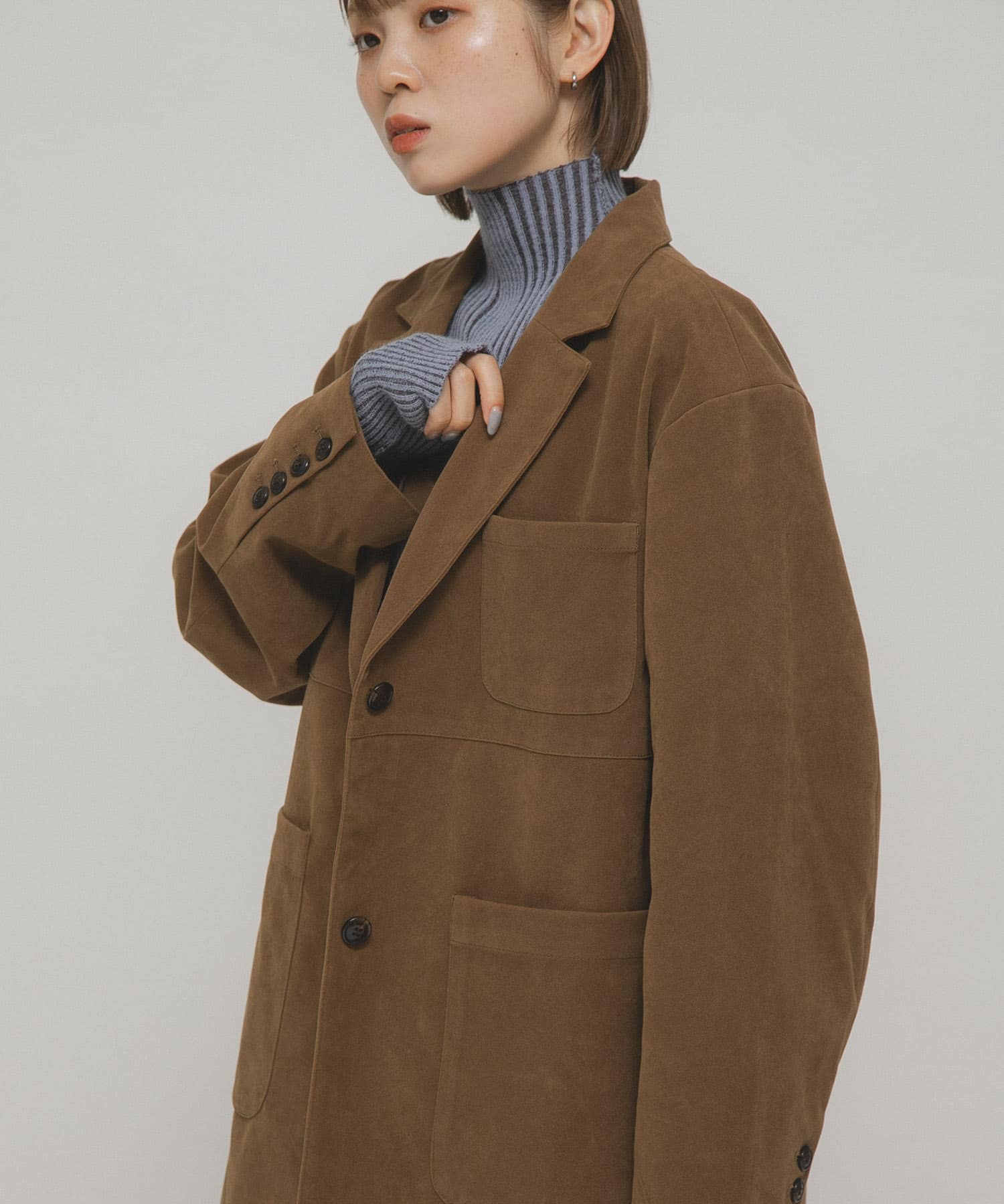パッチポケットテーラードジャケット