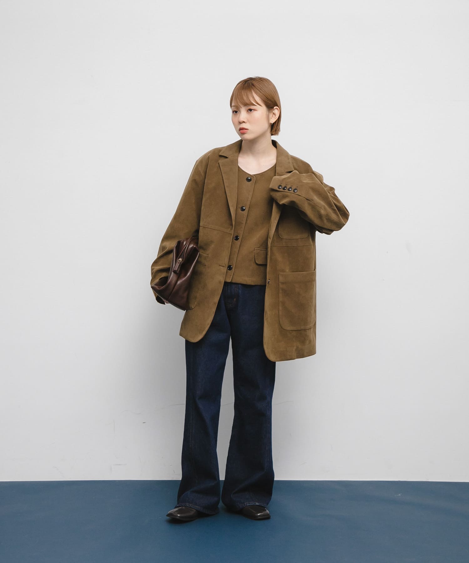 身長：153cm サイズ：one
