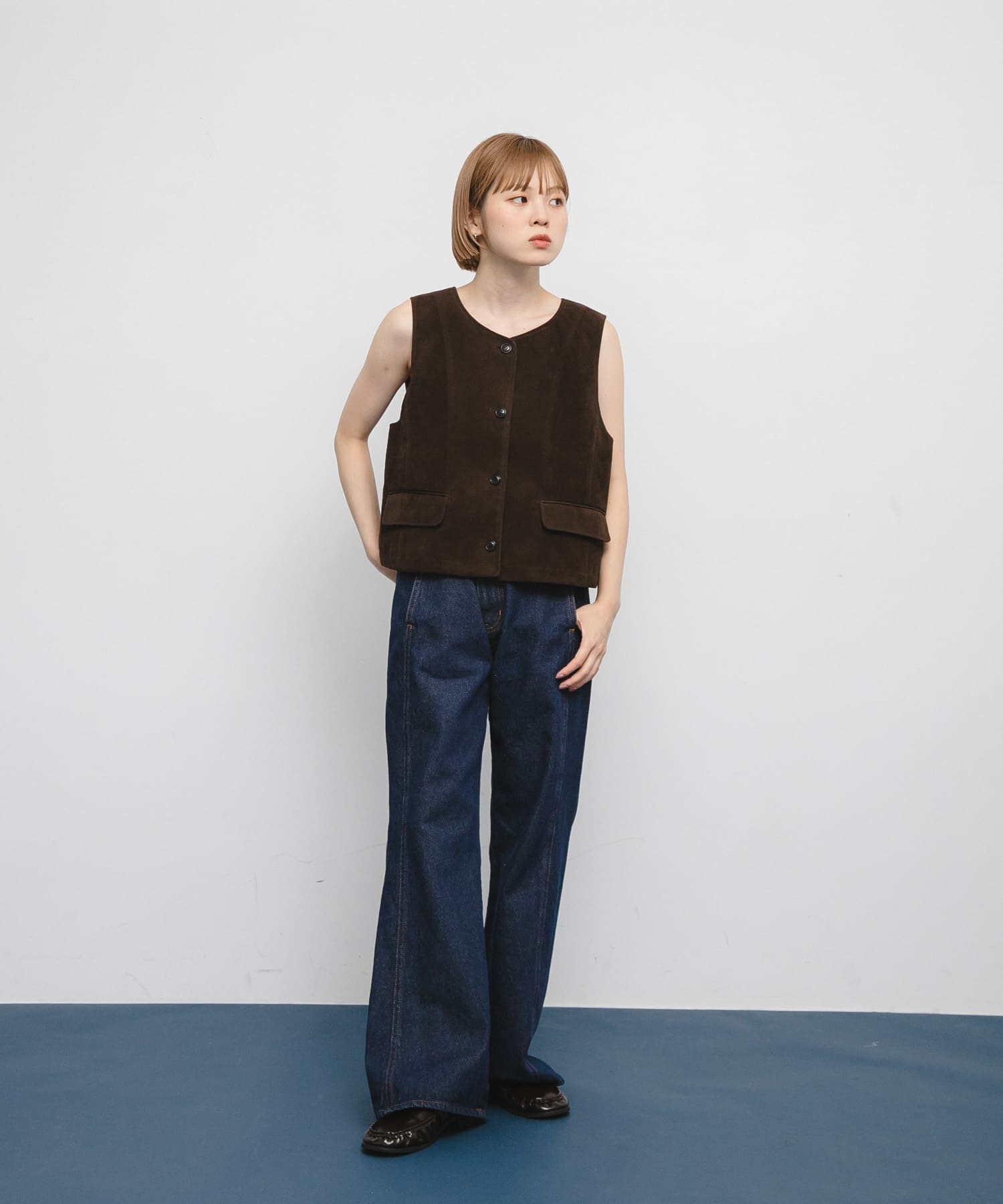 身長：153cm サイズ：one