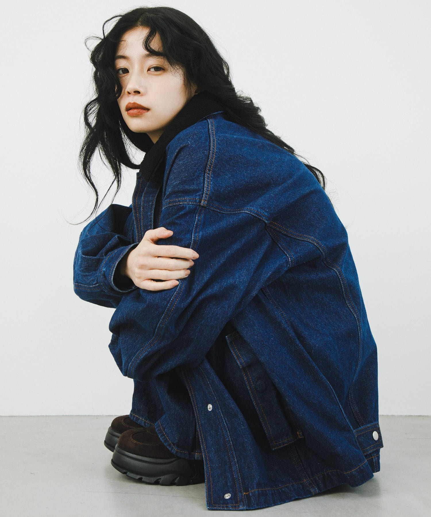 身長：162cm サイズ：one