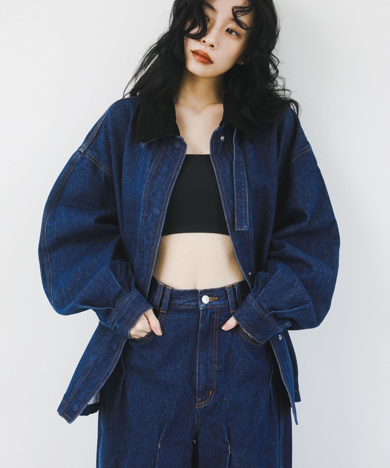 身長：162cm サイズ：one