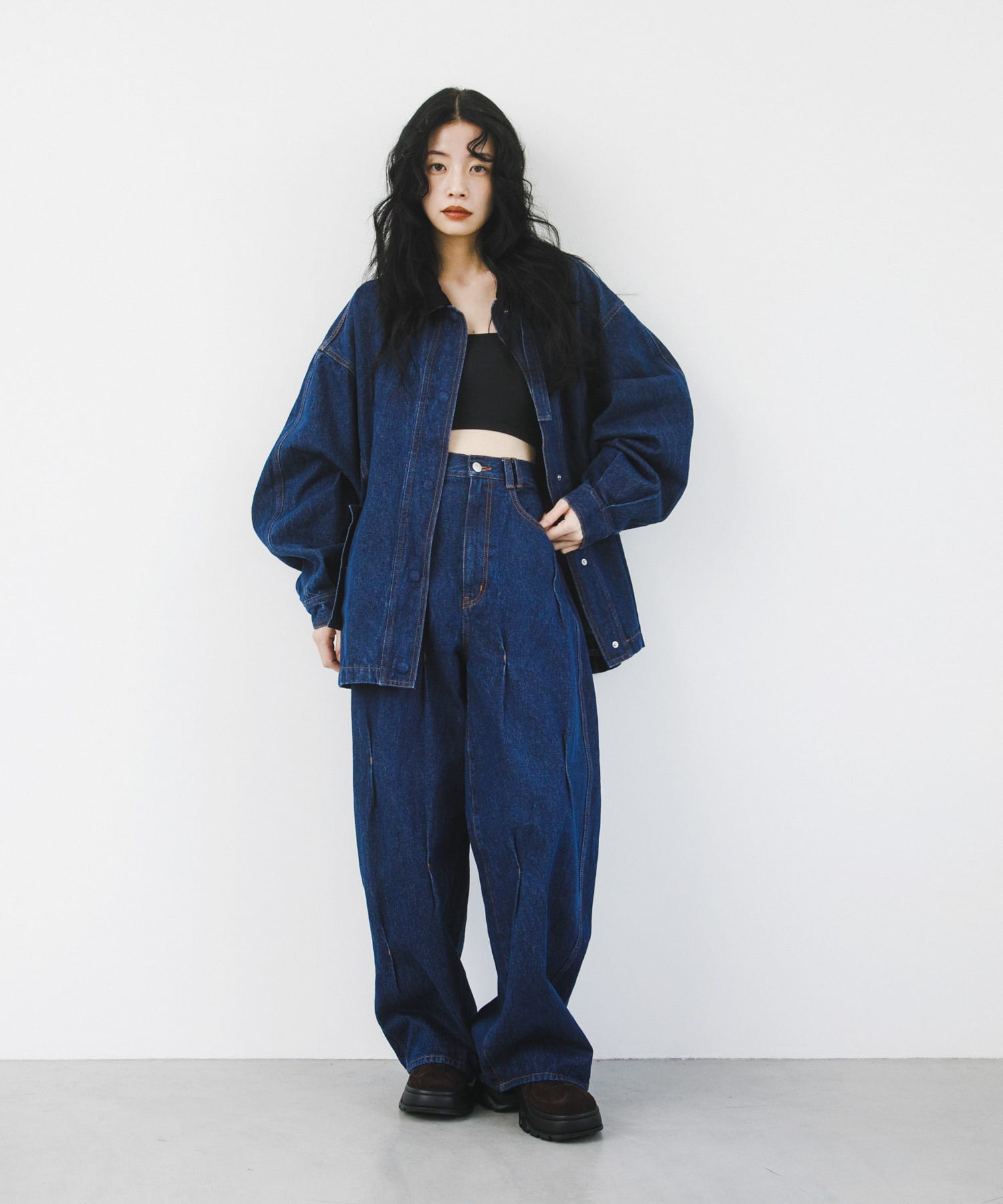 身長：162cm サイズ：one