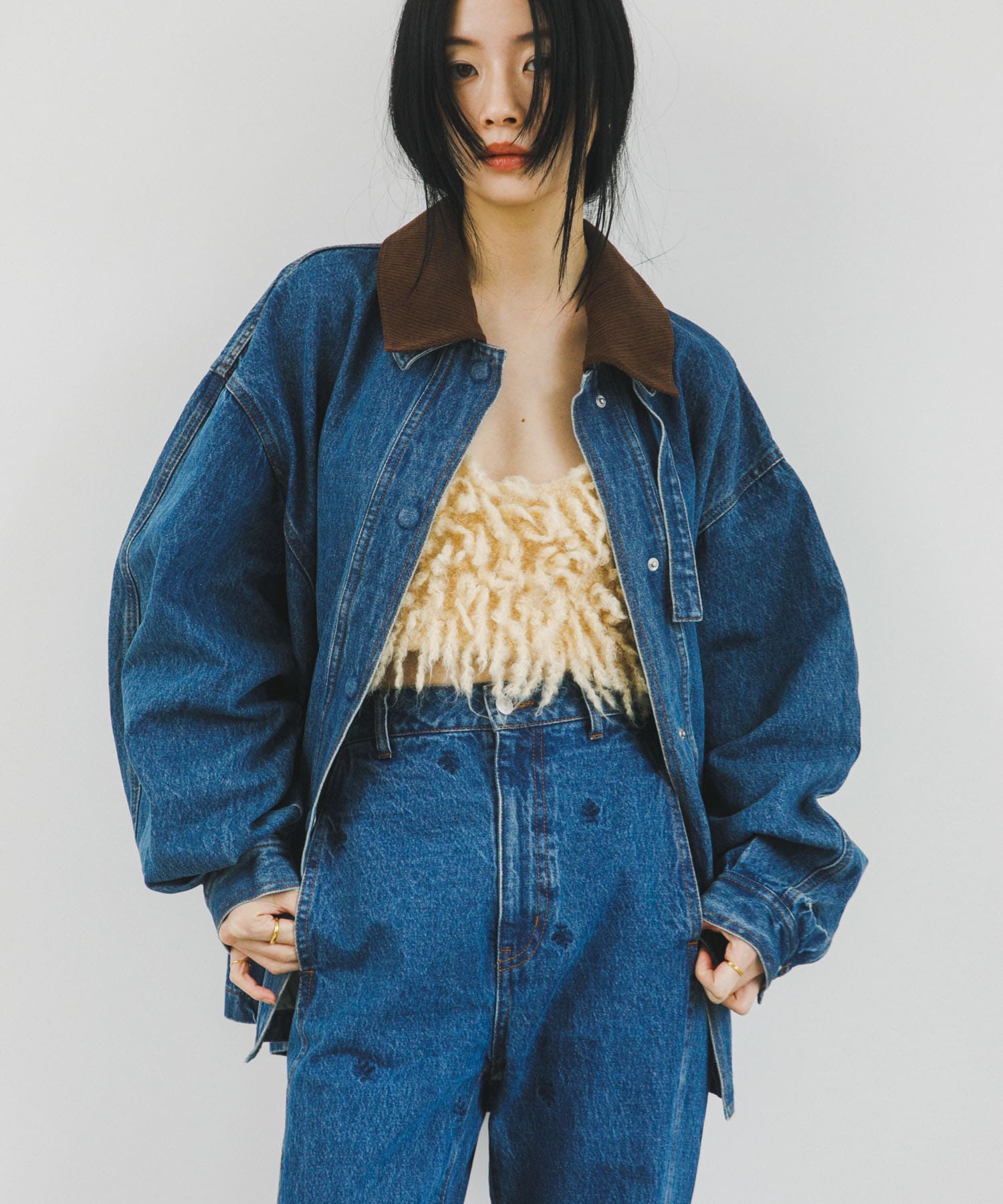 身長：162cm サイズ：one