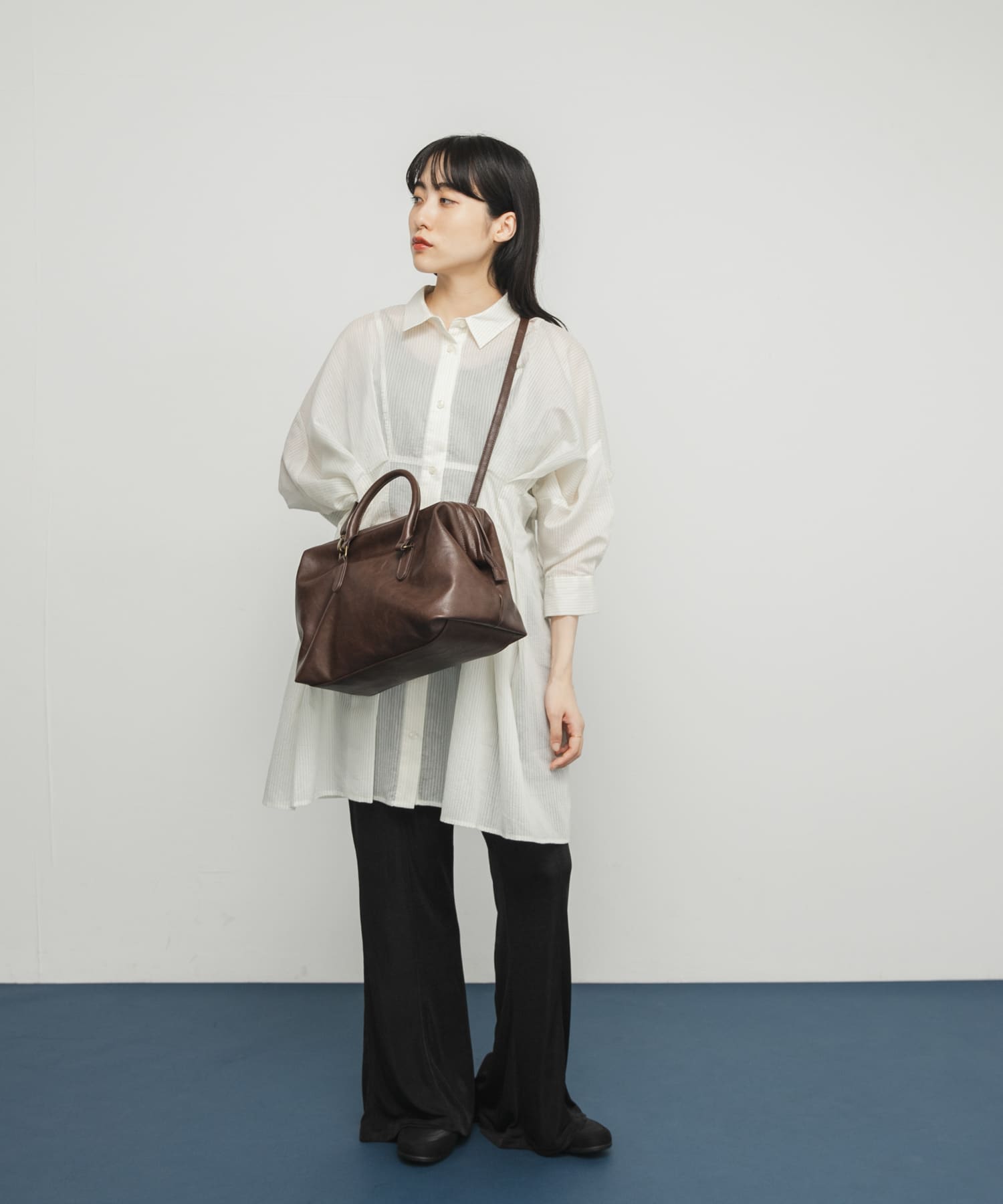 ガマグチボストンBAG D.BROWN one