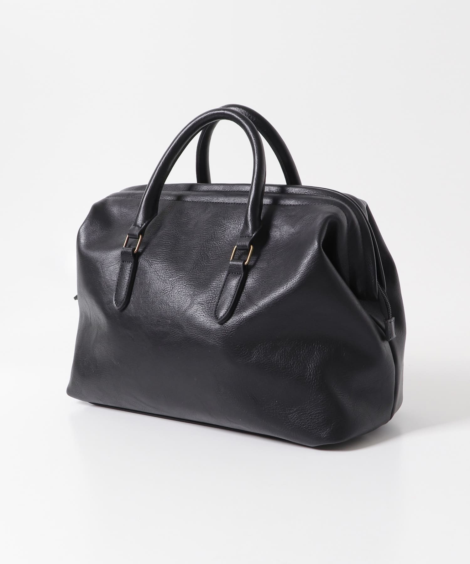 ガマグチボストンBAG BLACK one