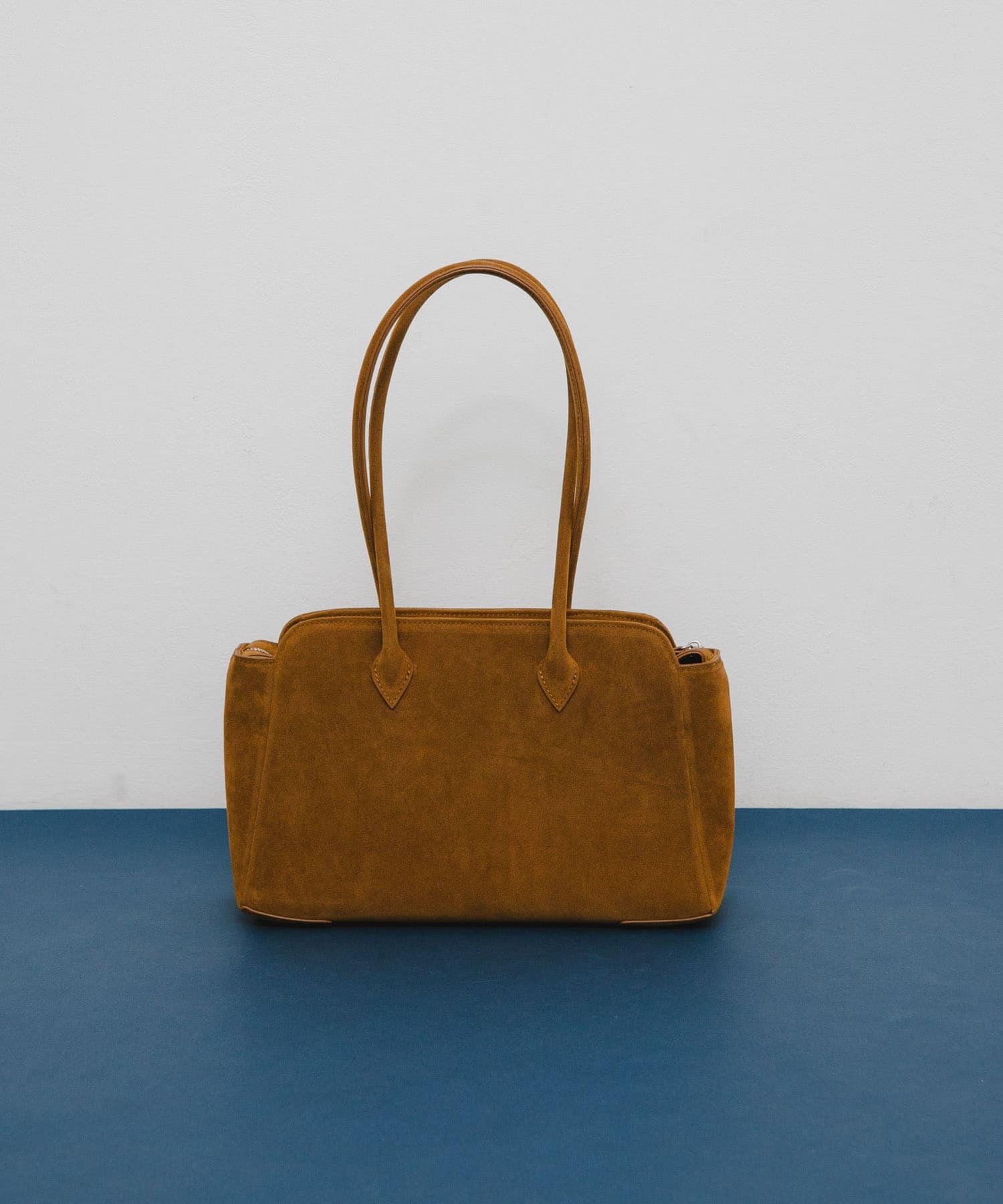 ロングショルダーボストンBAG CAMEL one