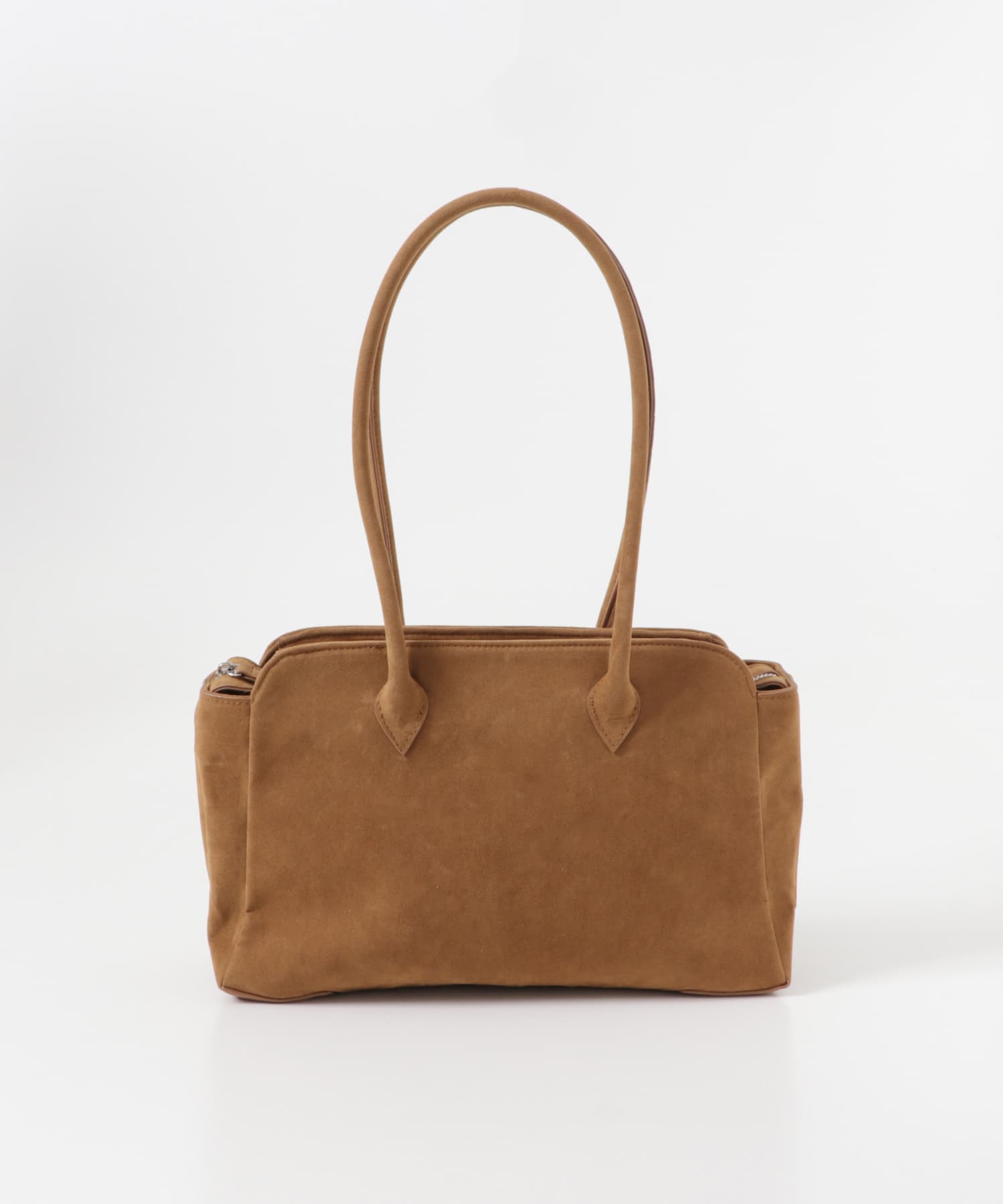 ロングショルダーボストンBAG CAMEL one