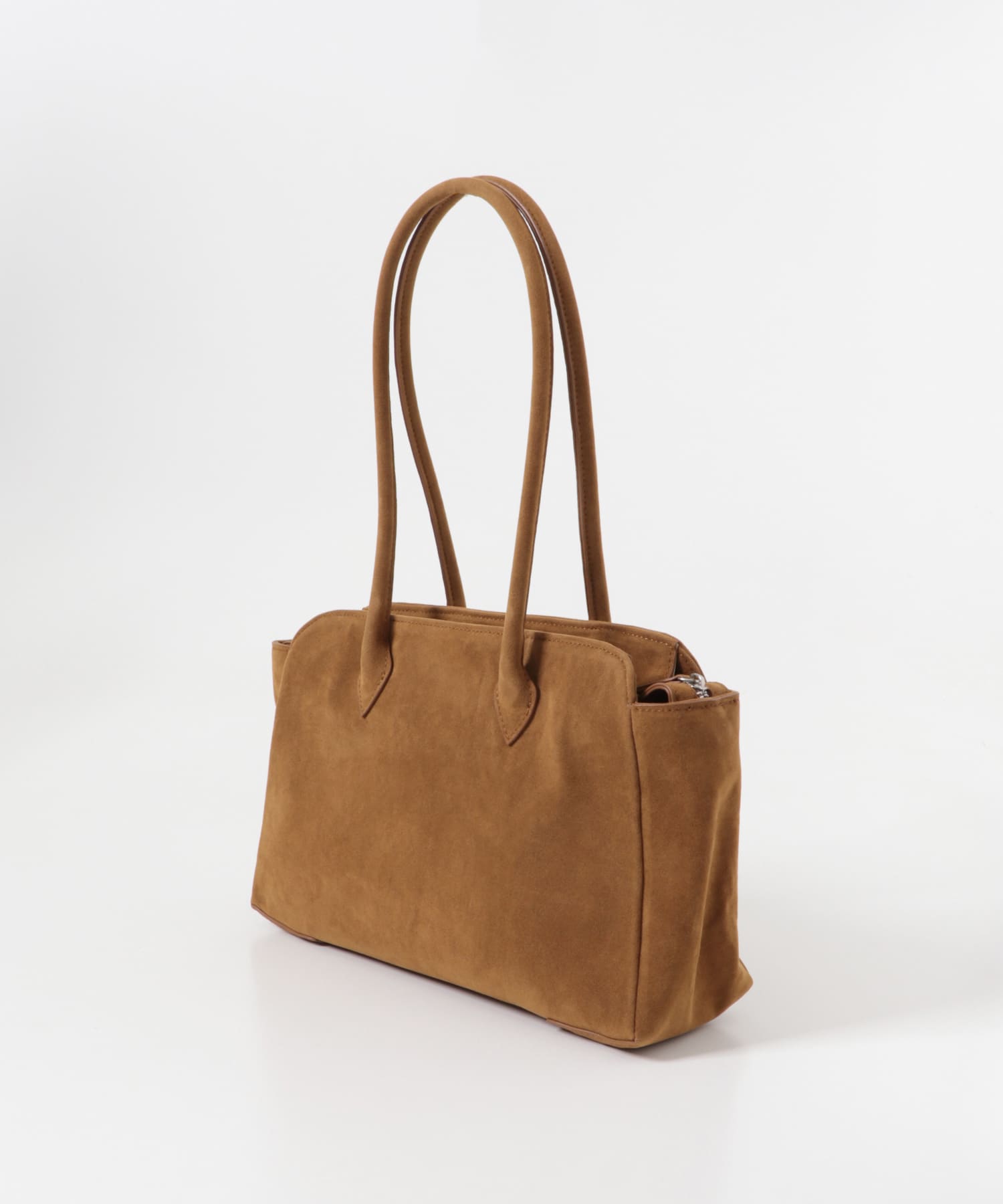 ロングショルダーボストンBAG CAMEL one