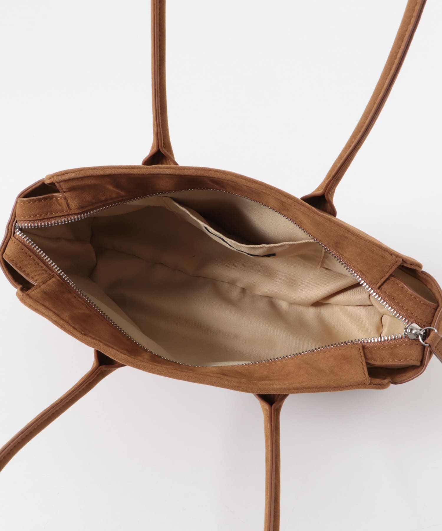 ロングショルダーボストンBAG CAMEL one