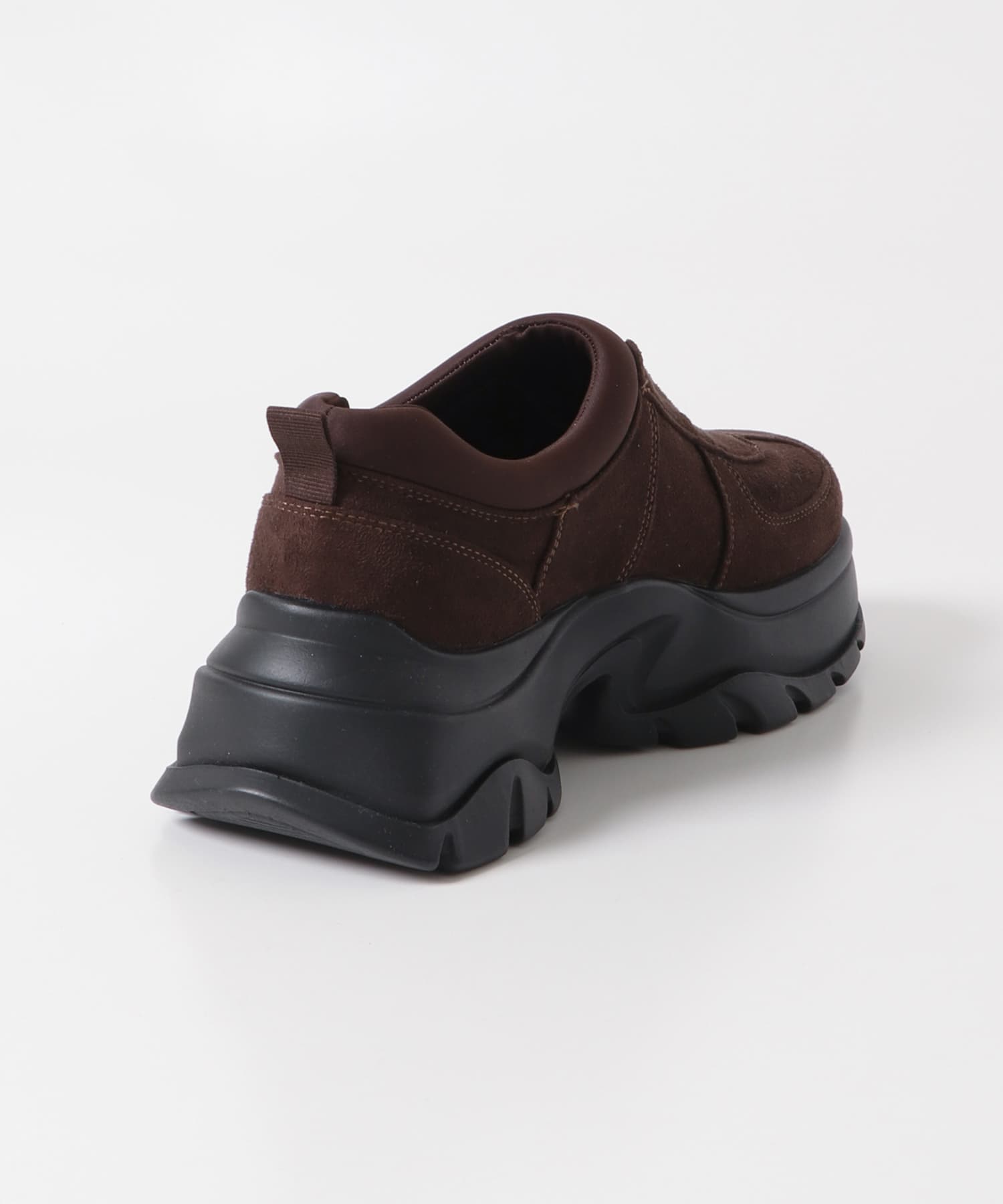 ステッチデザインスリッポン BROWN 36