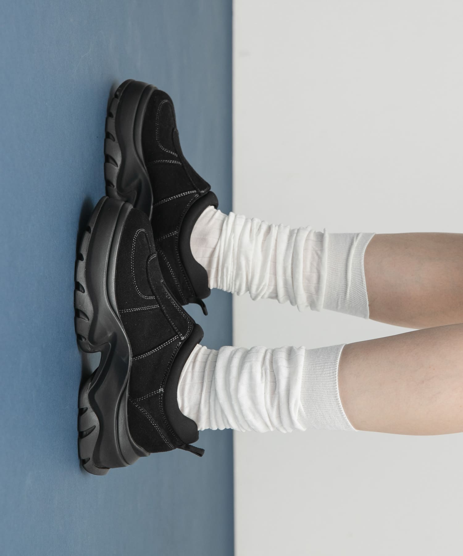 ステッチデザインスリッポン