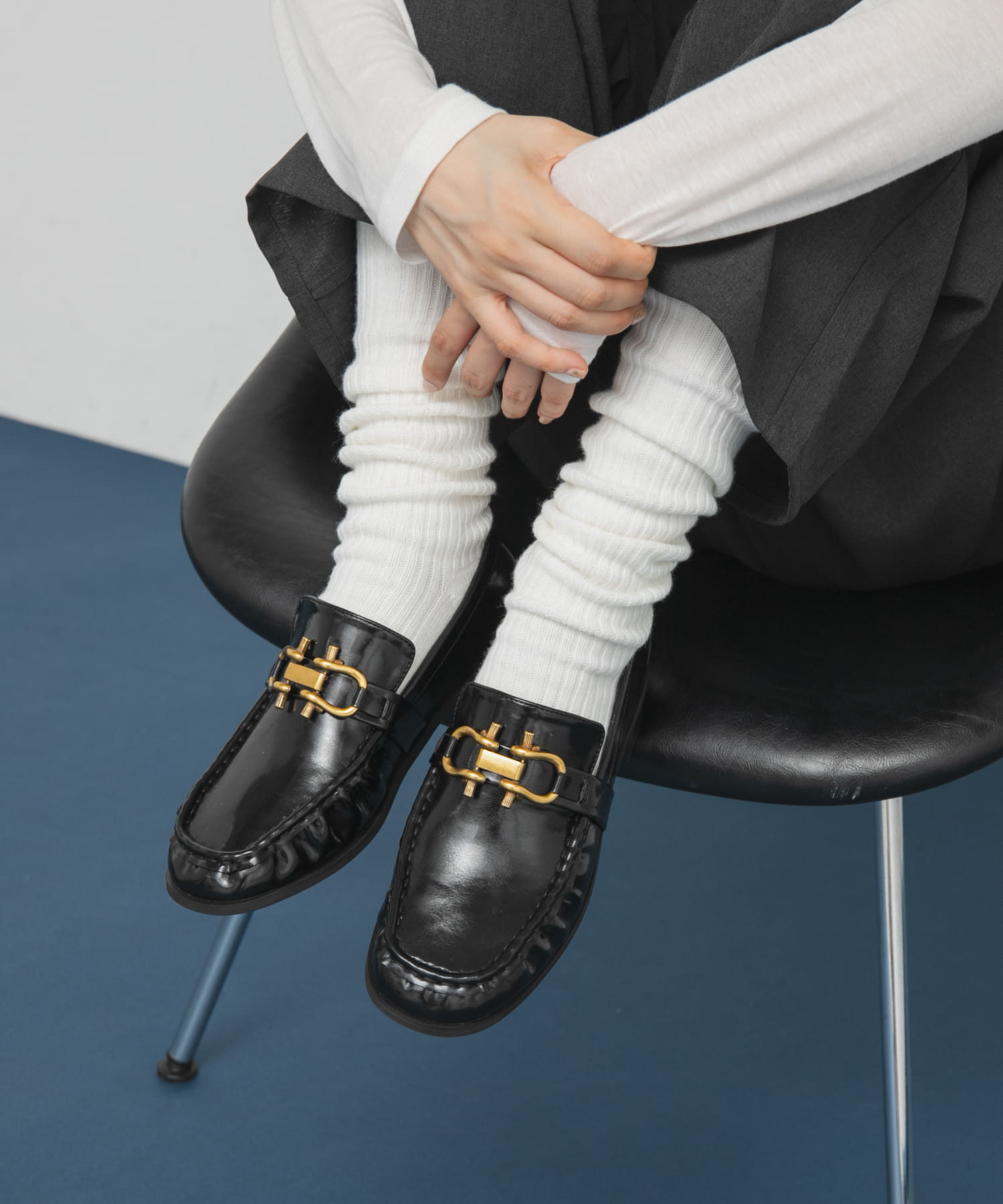 ヴィンテージビットローファー BLACK 36