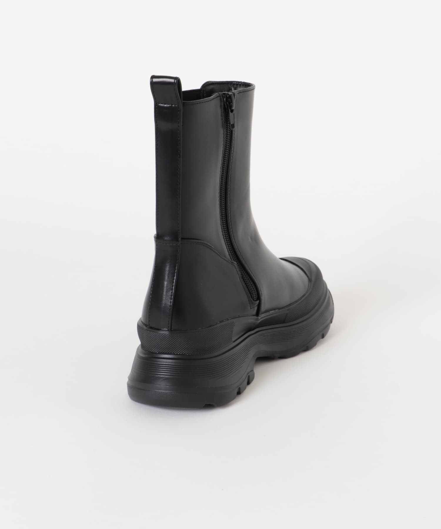 サイドゴアスニーカーブーツ BLACK 36