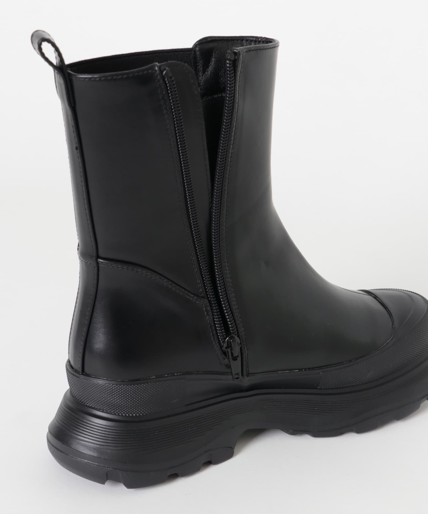 サイドゴアスニーカーブーツ BLACK 36