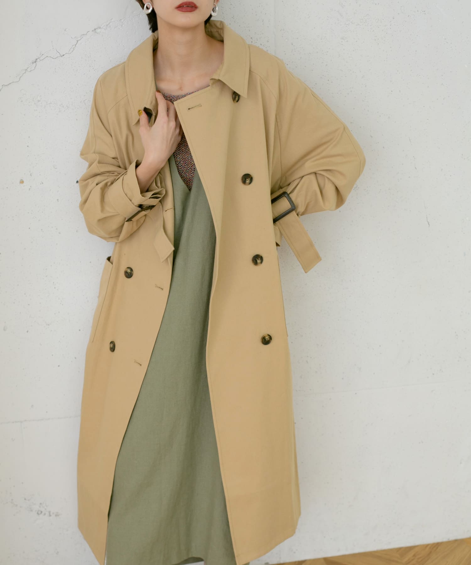 3WAYレイヤードコート∴ BEIGE one