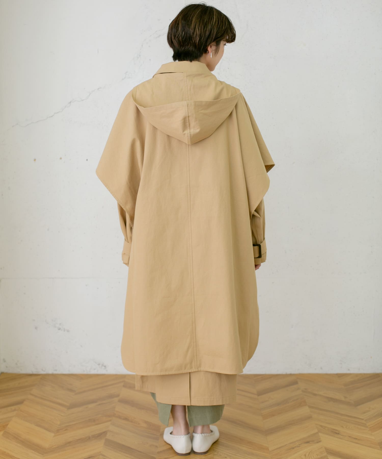 3WAYレイヤードコート∴ BEIGE one