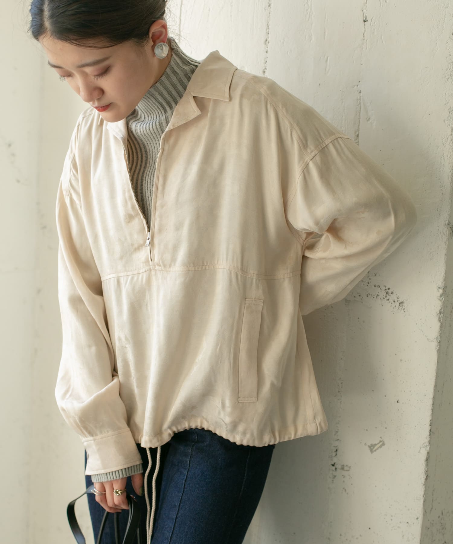 身長：158cm サイズ：one