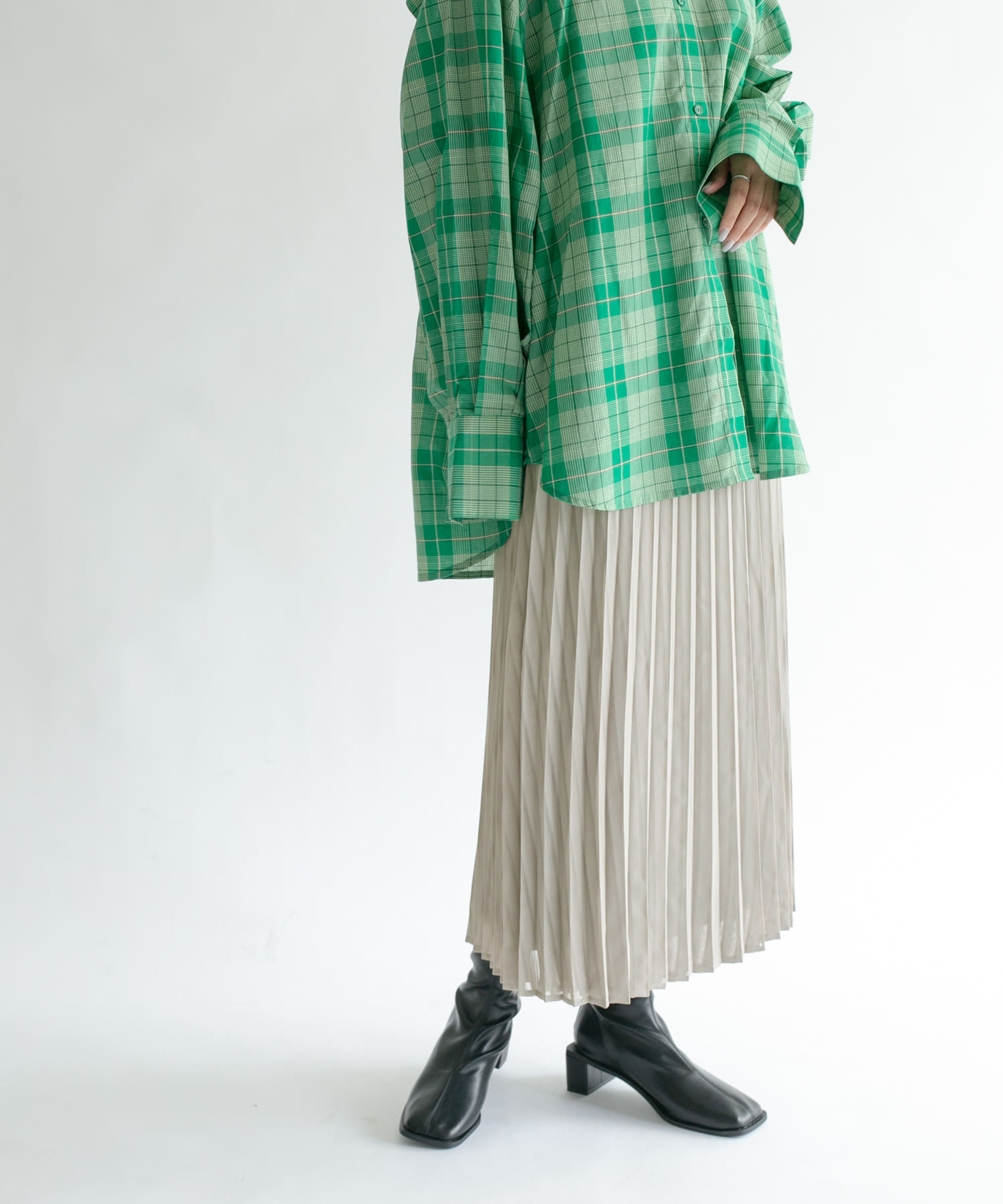 身長：165cm サイズ：one