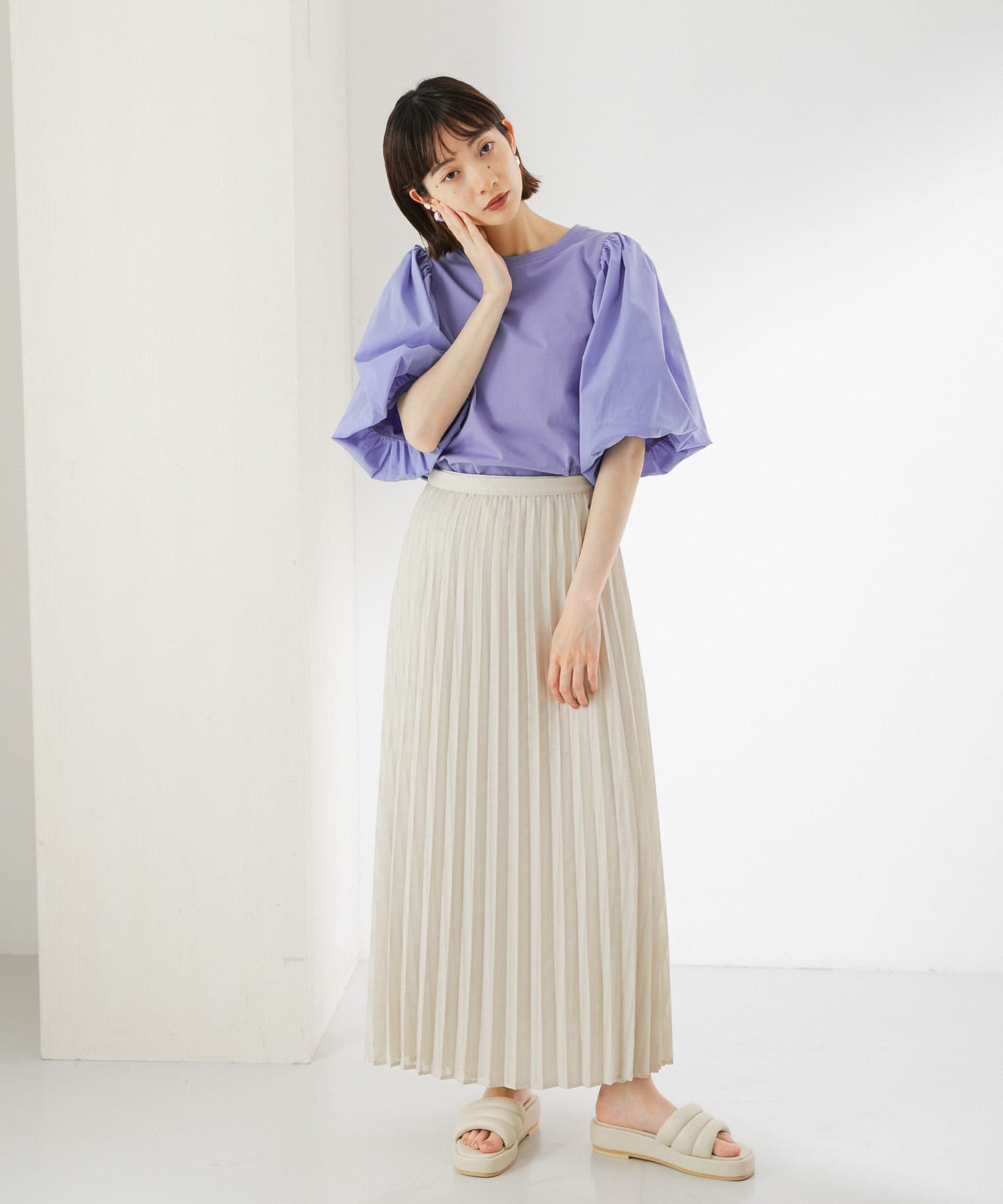 身長：159cm サイズ：one
