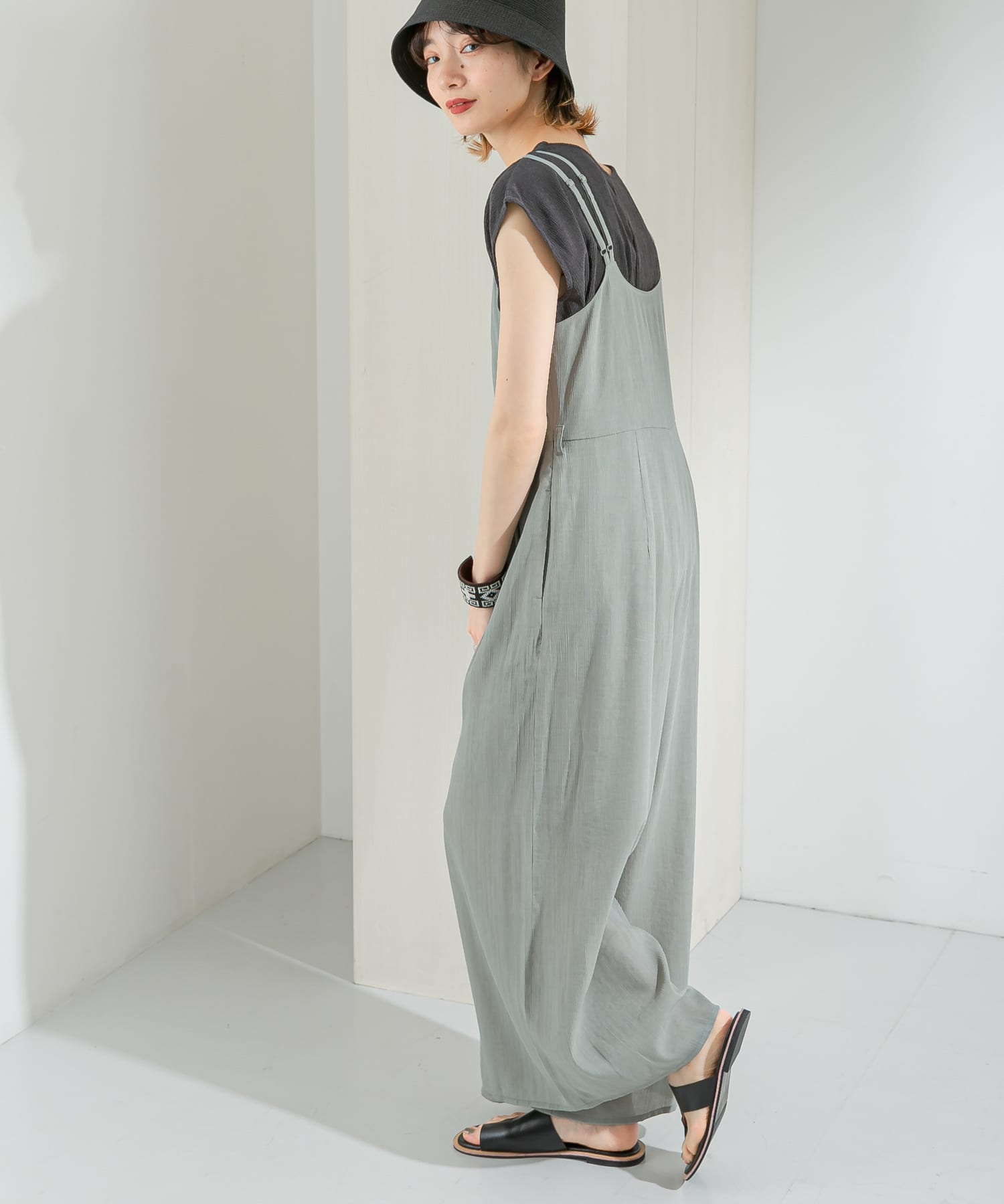 身長：159cm サイズ：one