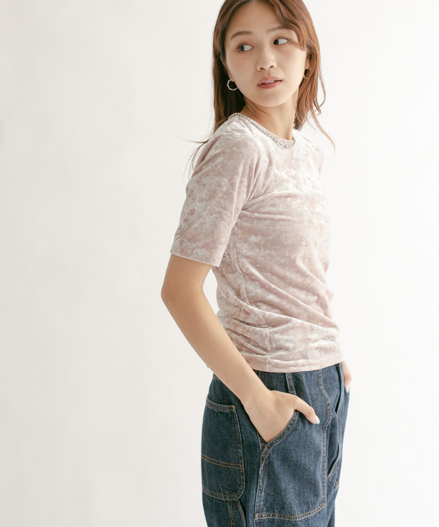身長：165cm サイズ：one