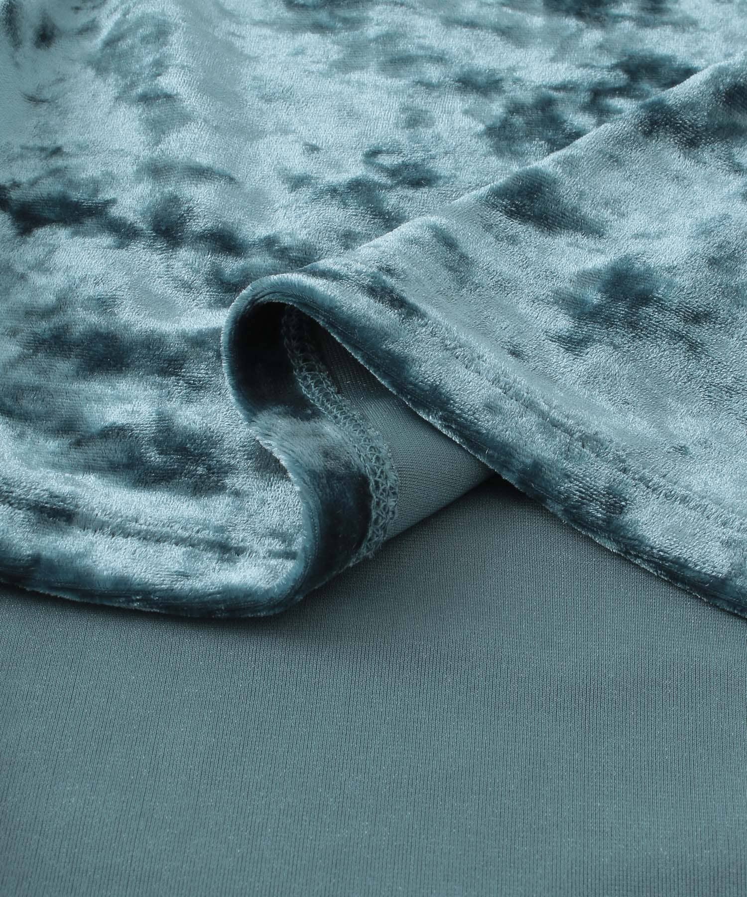 コンパクトベロアTシャツ FOG BLUE one