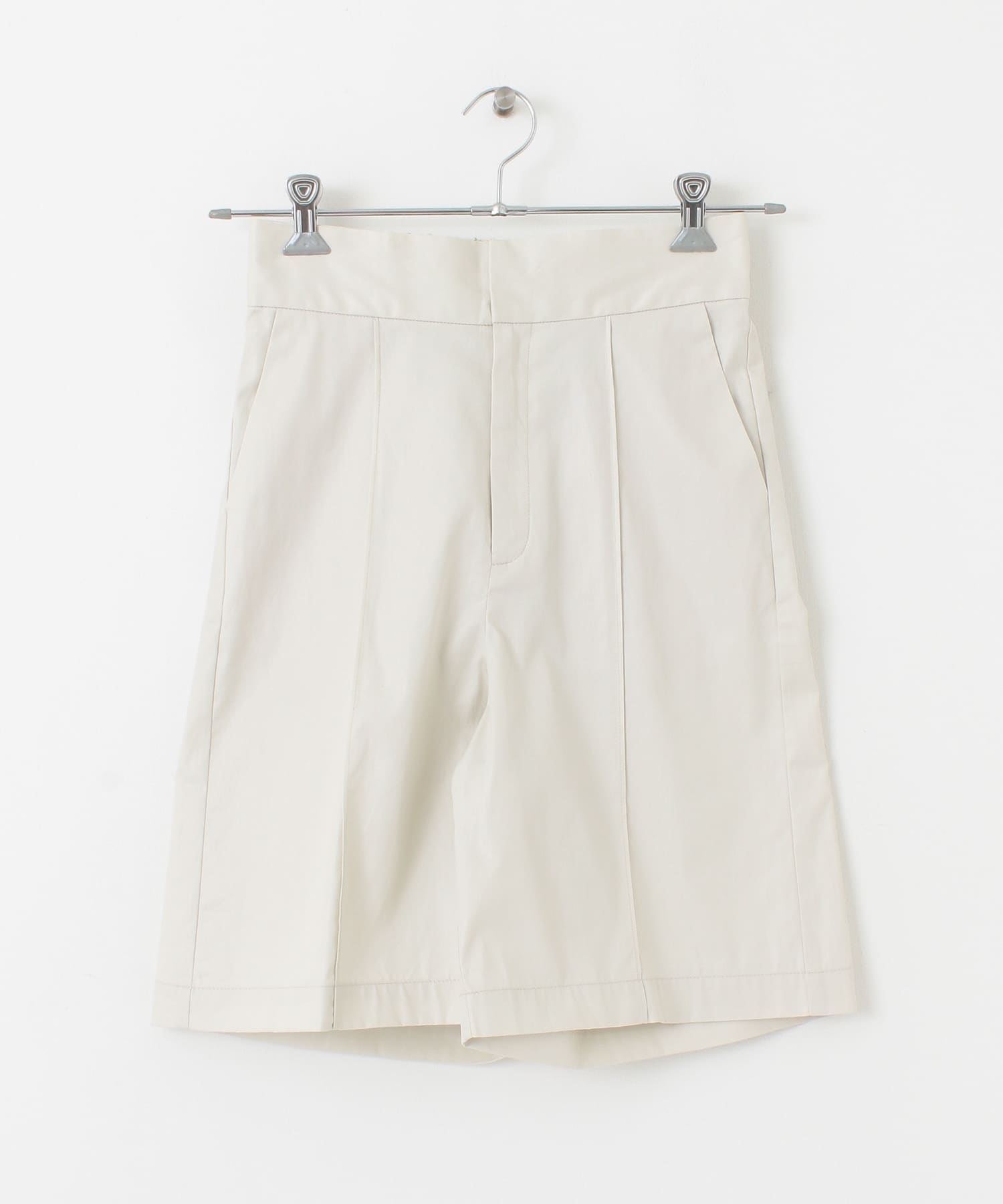 ハイウエストコーティングショートパンツ IVORY one