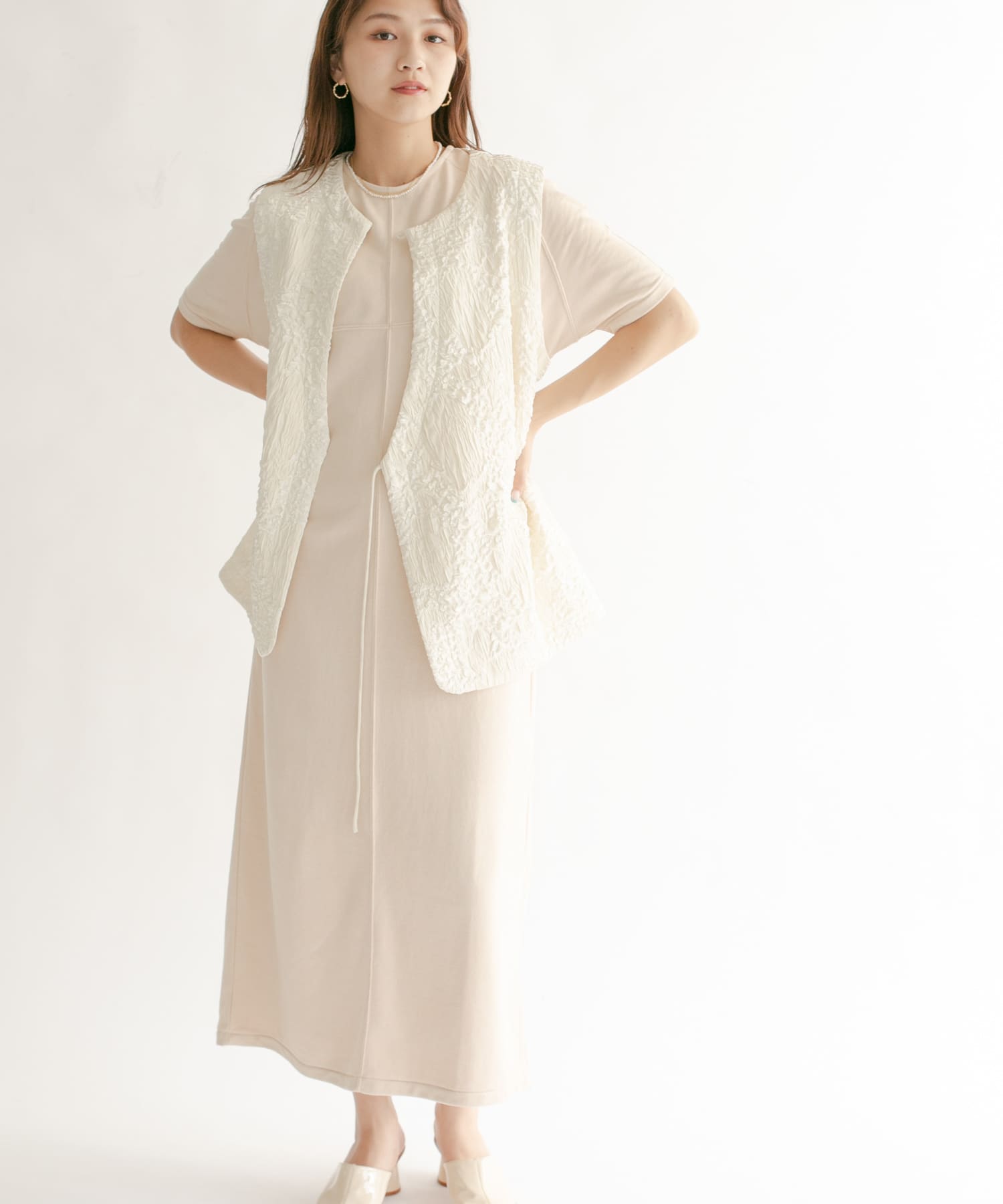 身長：165cm サイズ：one