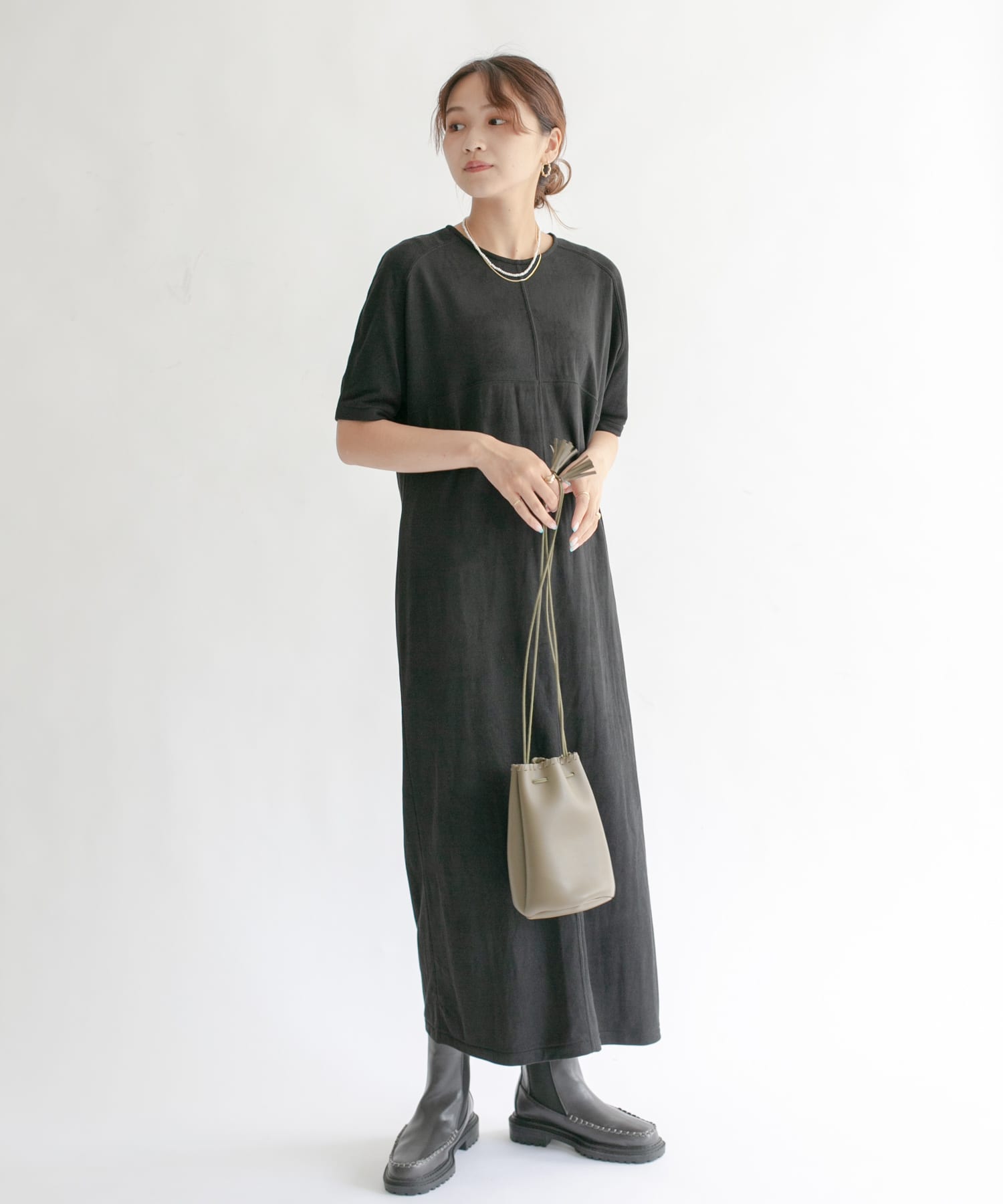 身長：165cm サイズ：one