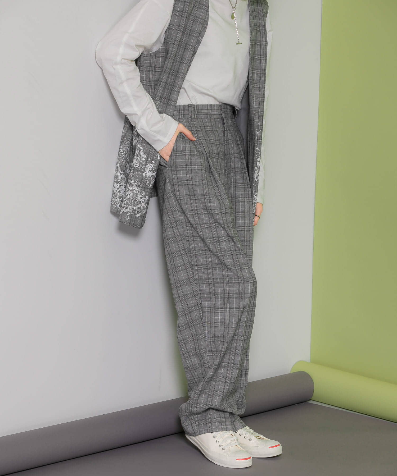 身長：159cm サイズ：one