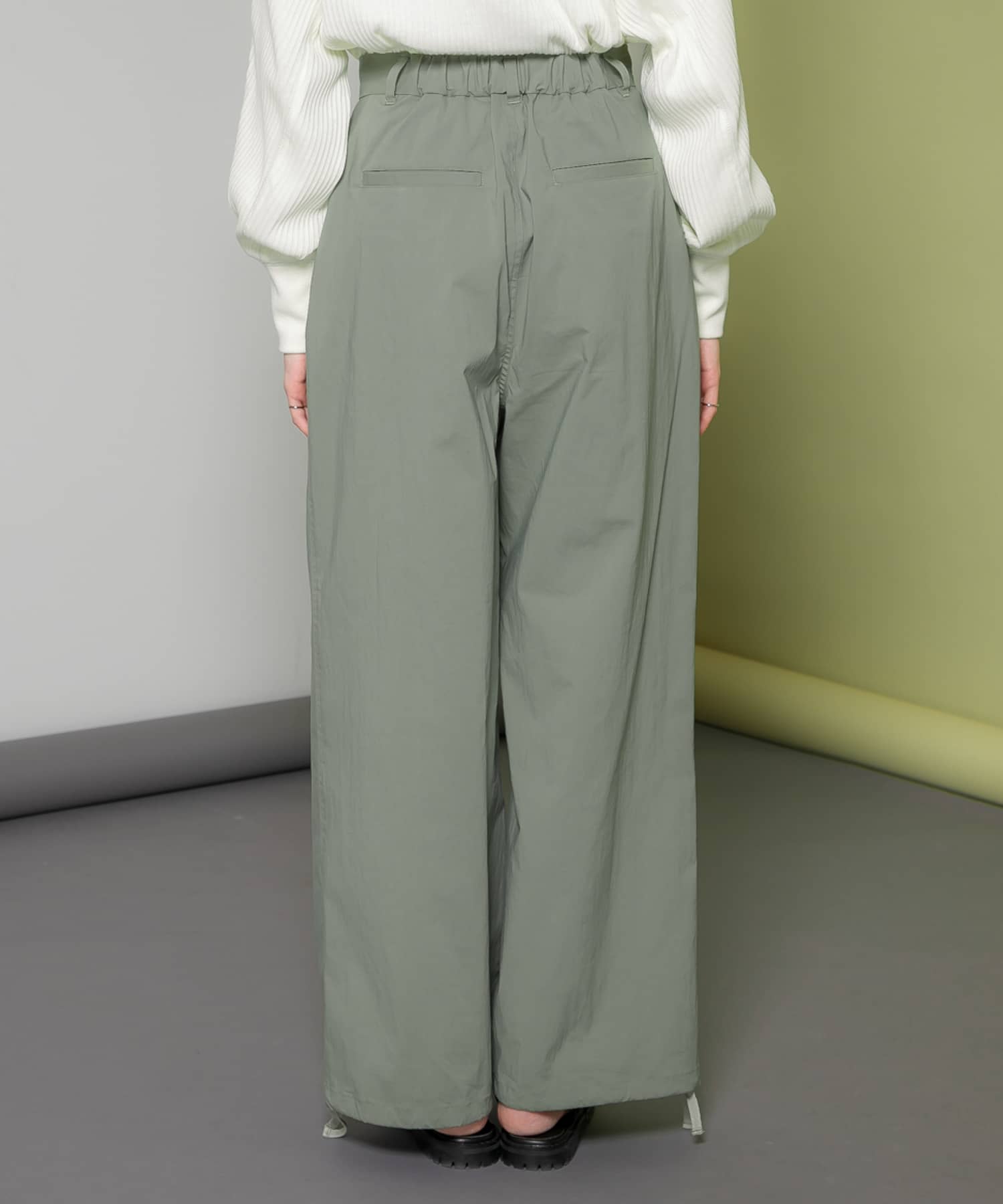 ヘムドロストミリタリーパンツ KHAKI one