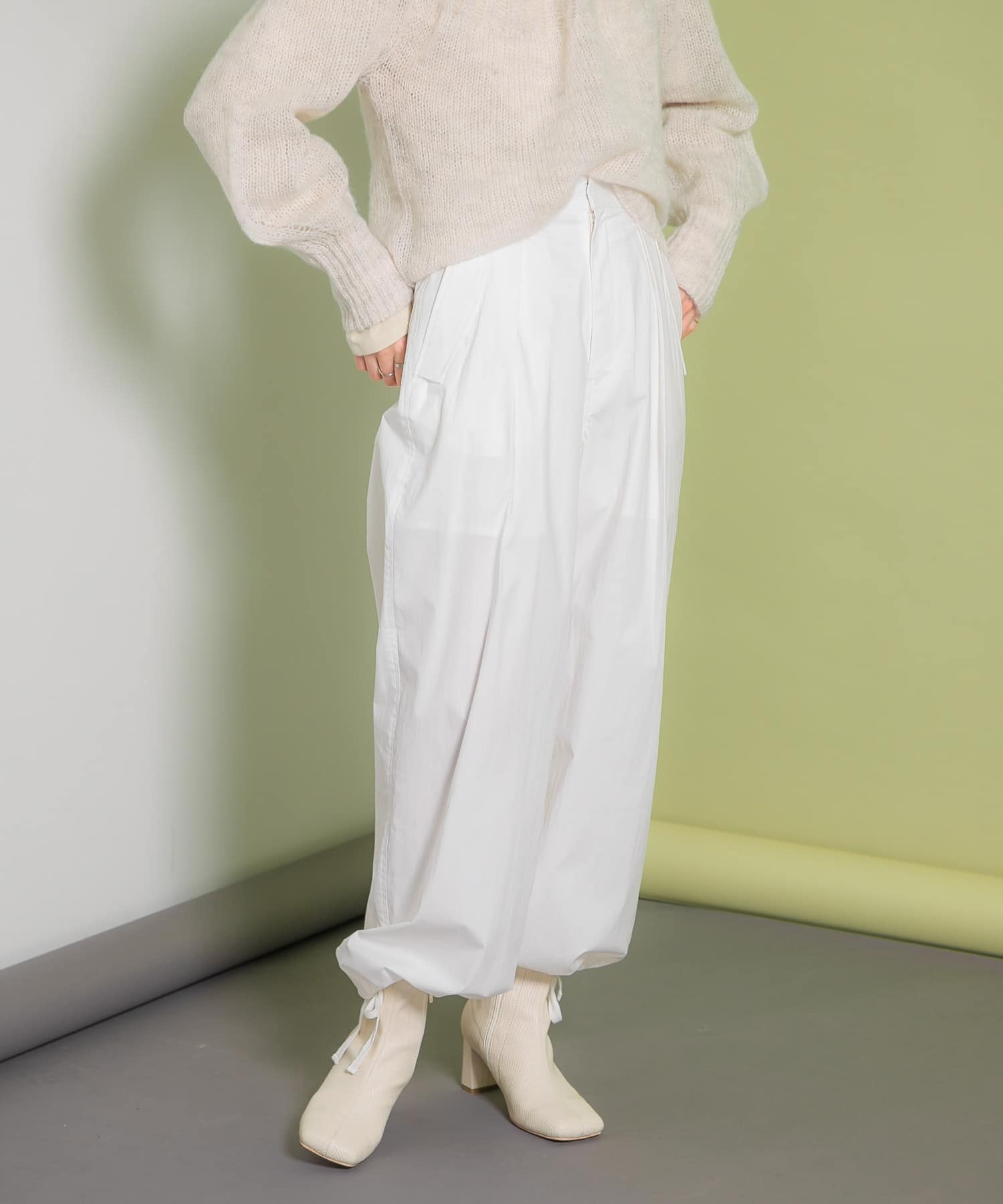 身長：159cm サイズ：one