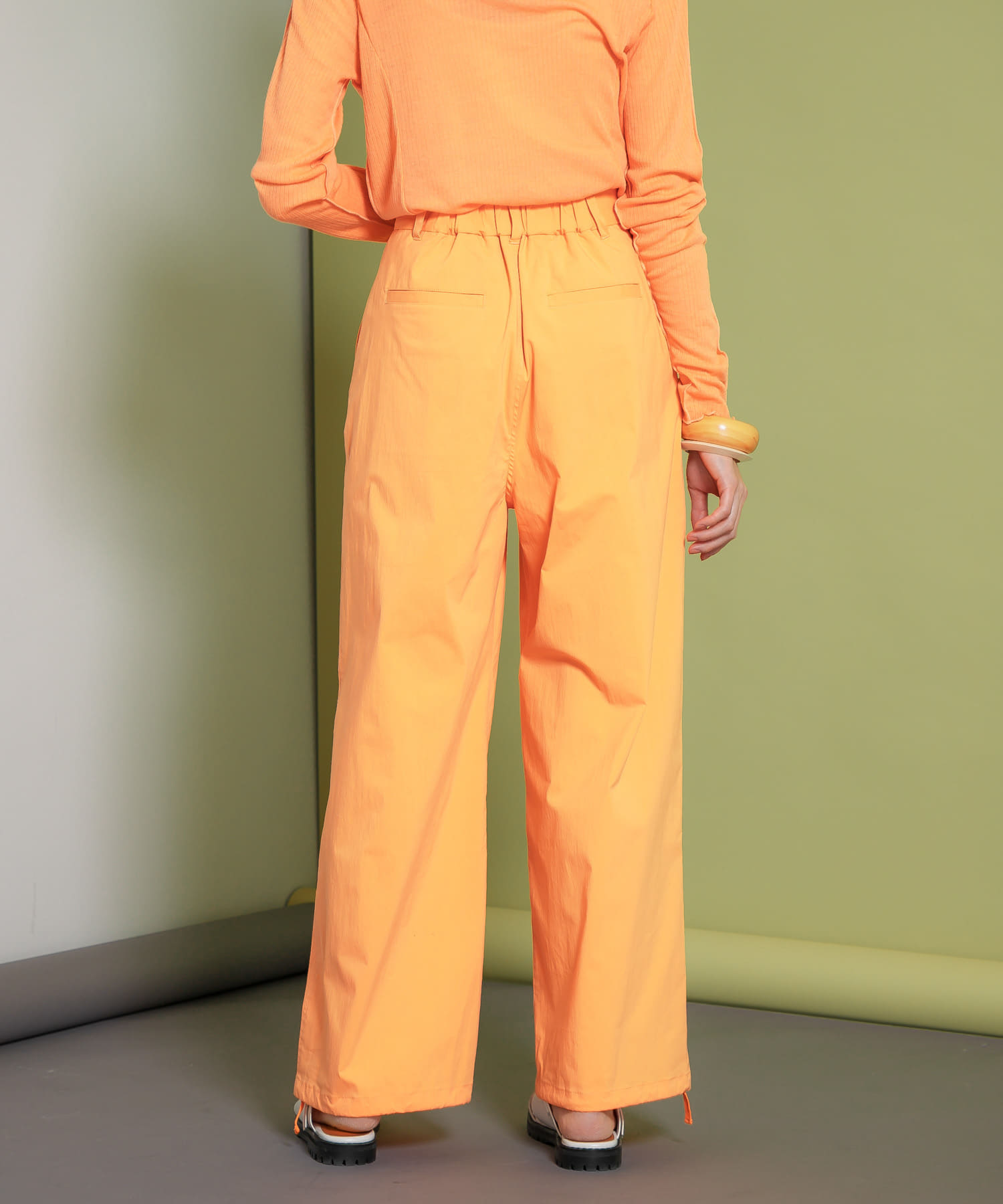 ヘムドロストミリタリーパンツ ORANGE one