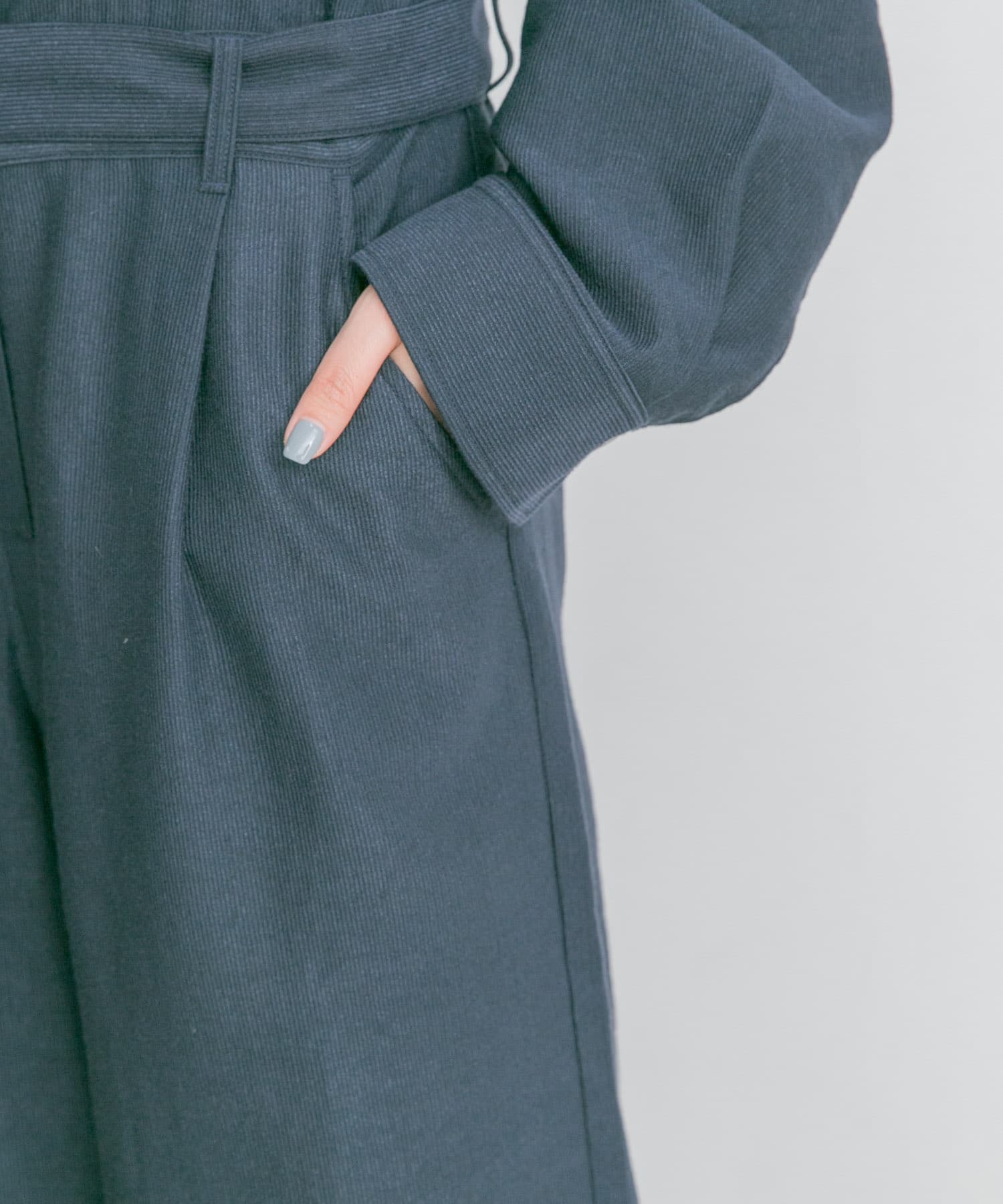 BIGシルエットジャンプスーツ D.NAVY one
