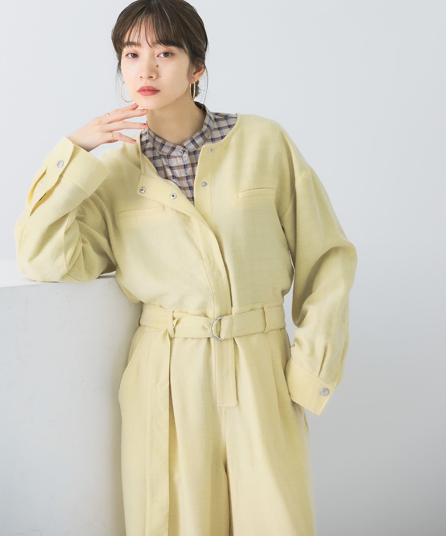 身長：159cm サイズ：one