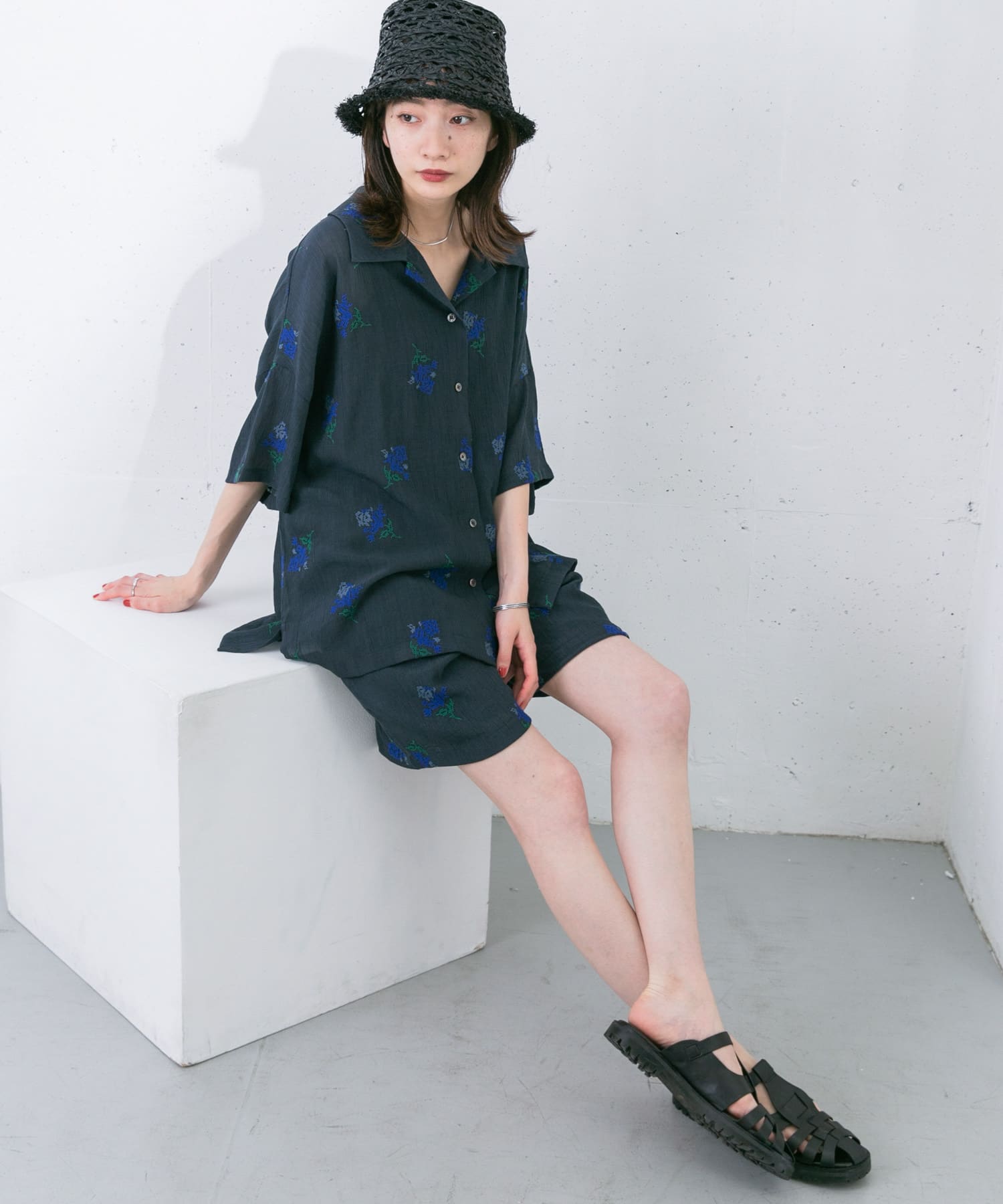 身長：159cm サイズ：one