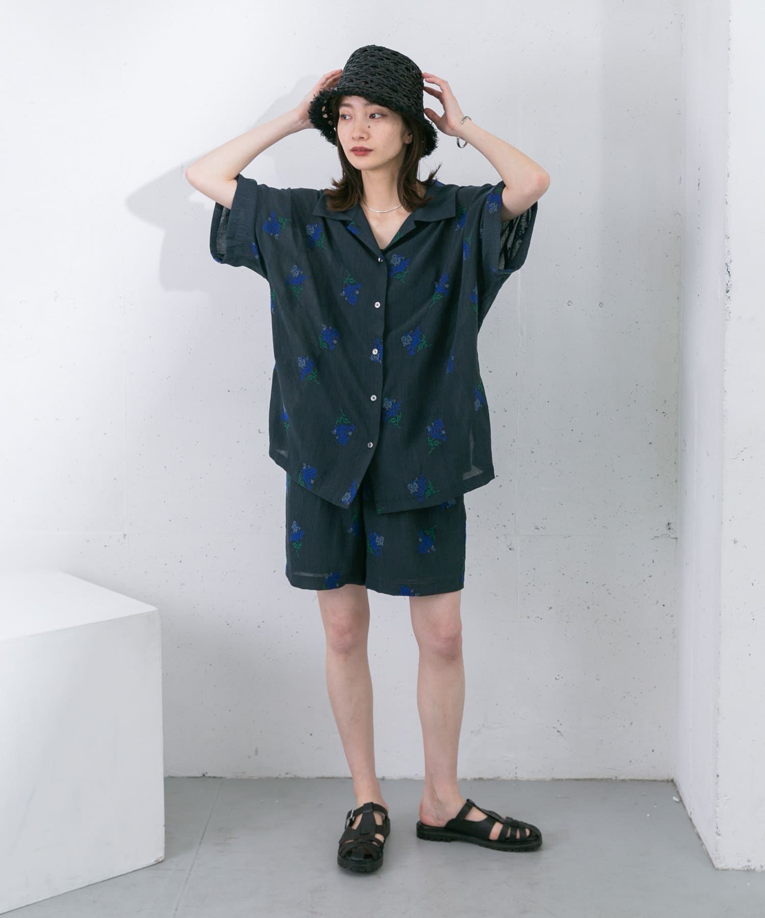 身長：159cm サイズ：one