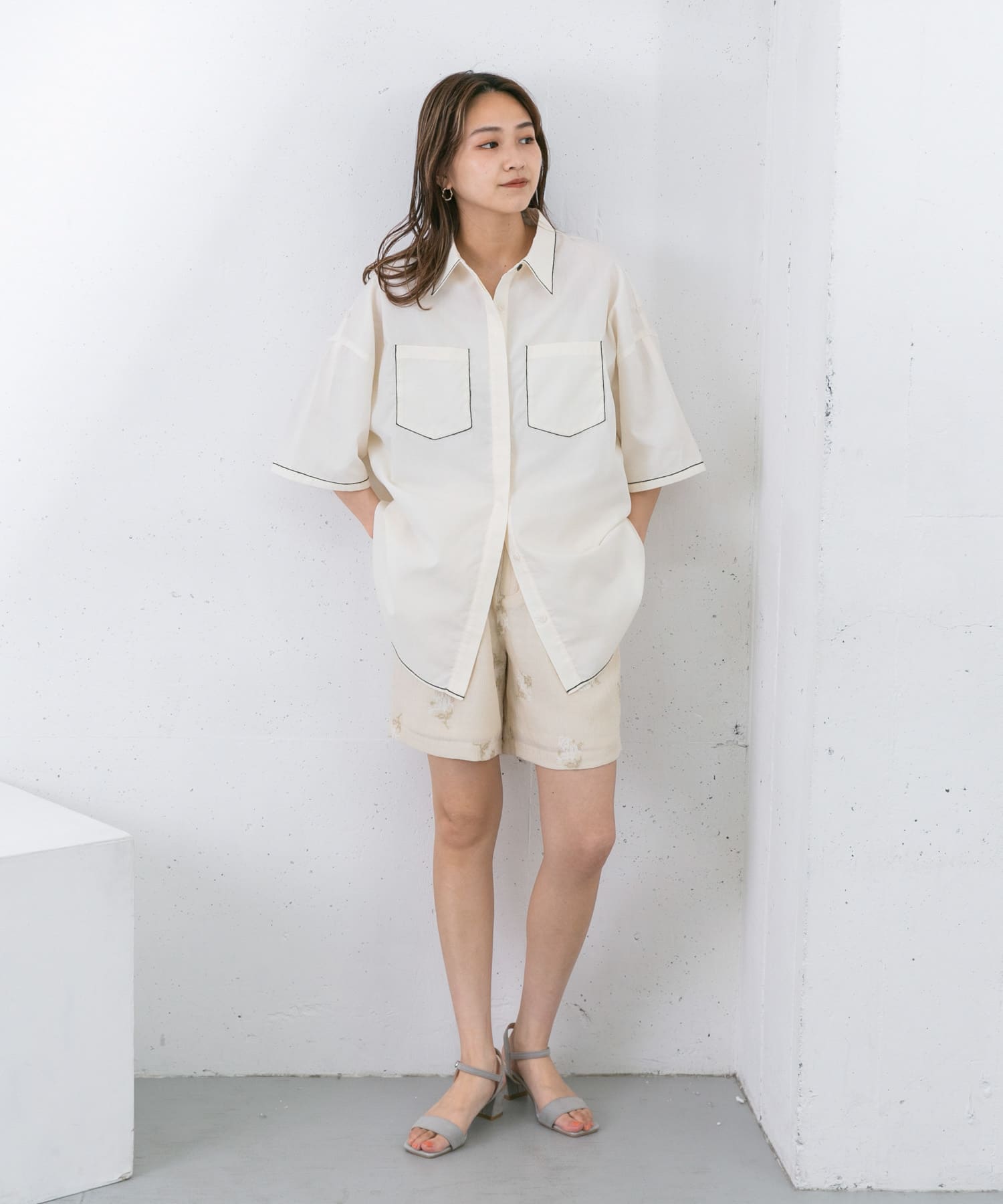 身長：165cm サイズ：one