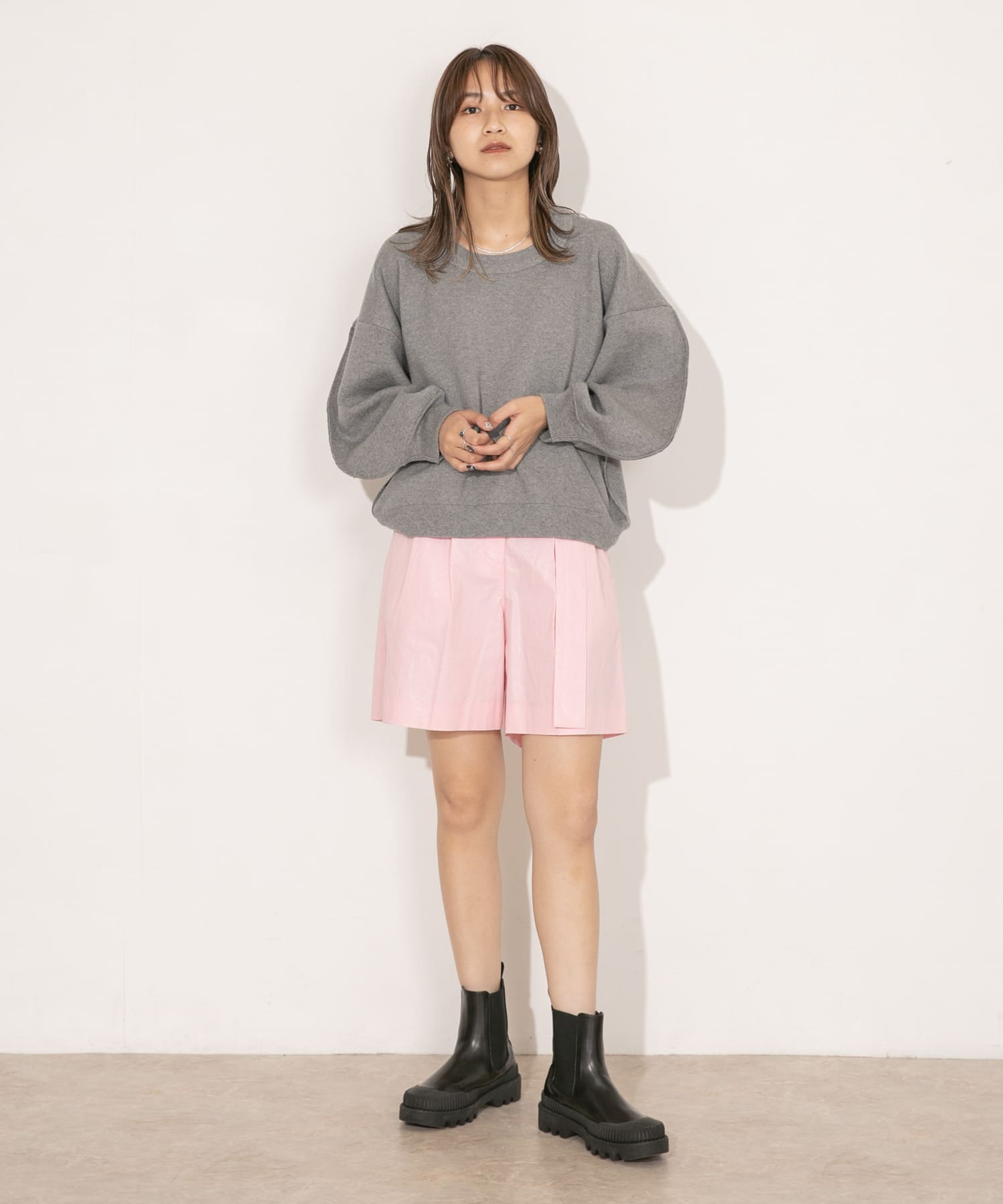 身長：165cm サイズ：one
