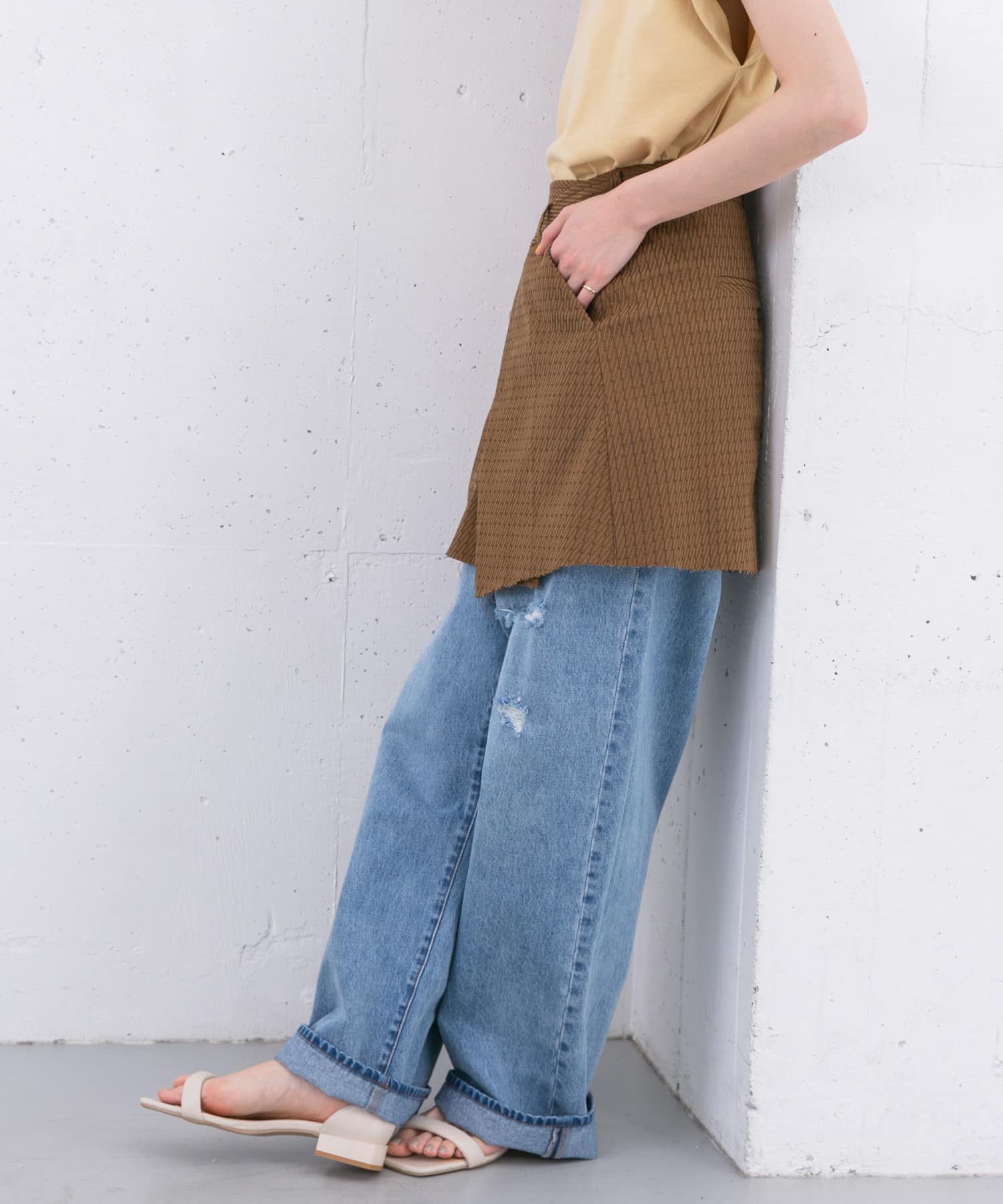 身長：159cm サイズ：one