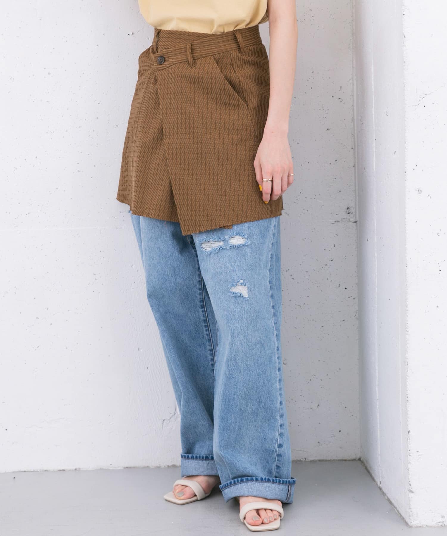 身長：159cm サイズ：one